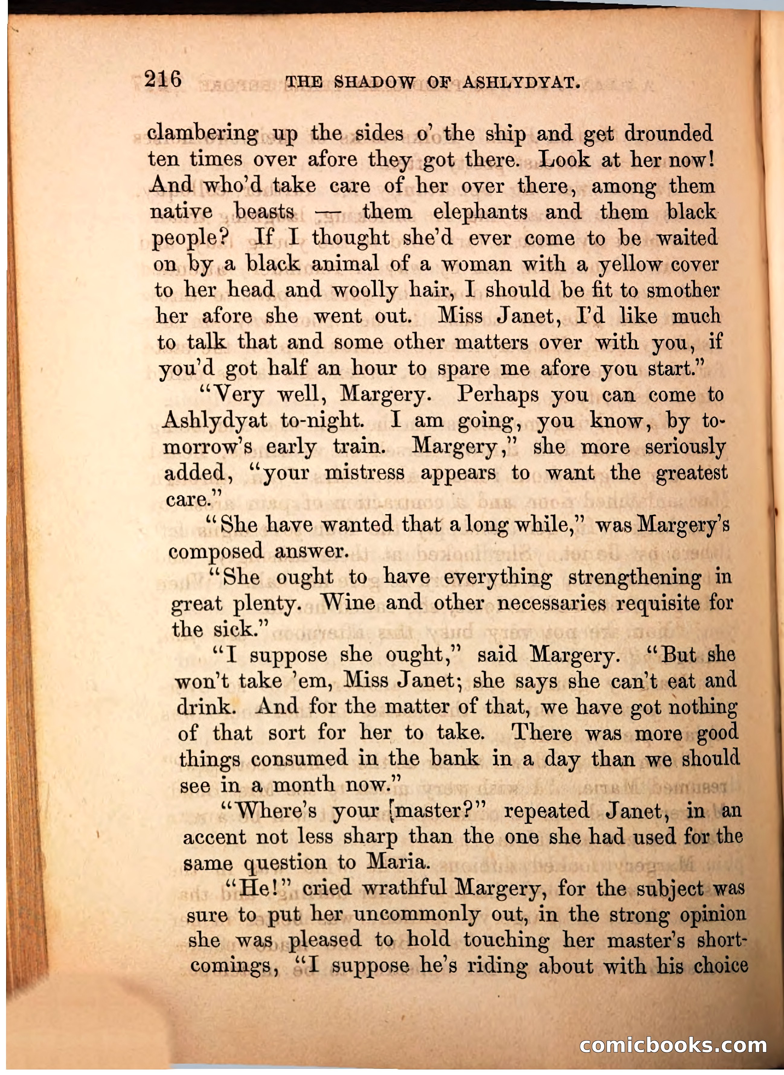 The Shadow of Ashlydyat, Vol. III — page 222 of 335