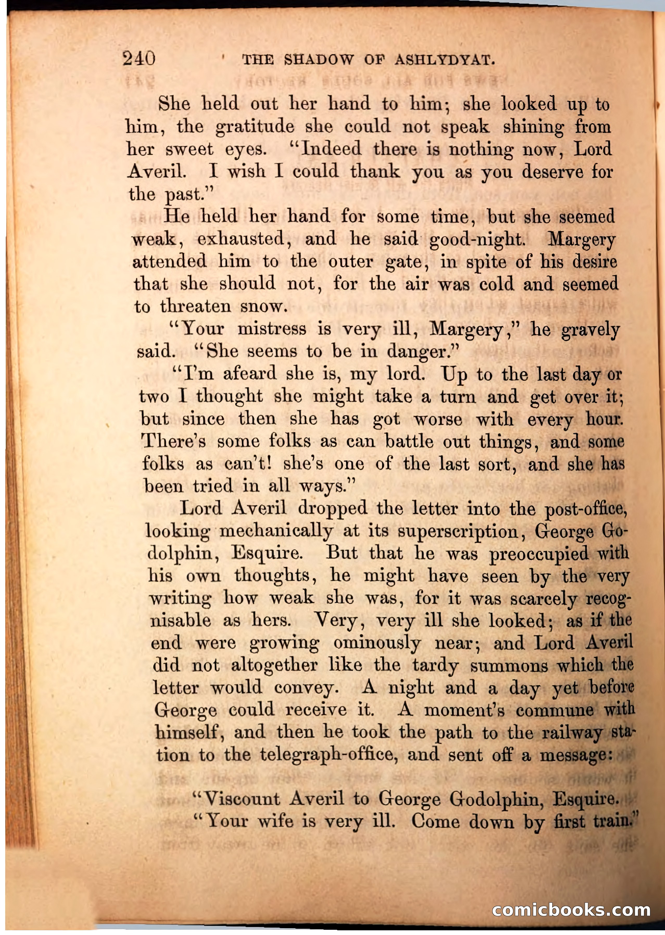 The Shadow of Ashlydyat, Vol. III — page 246 of 335