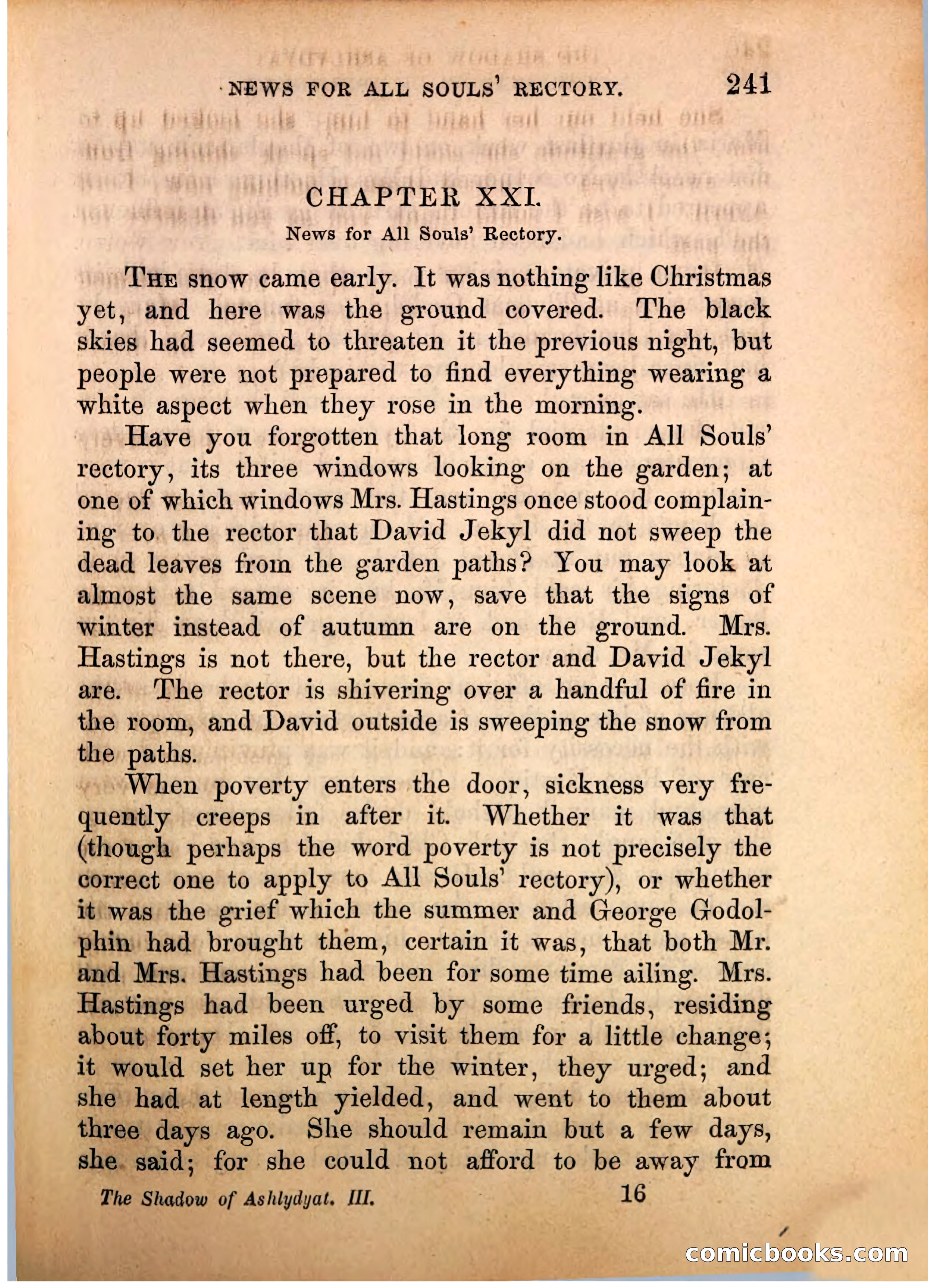 The Shadow of Ashlydyat, Vol. III — page 247 of 335