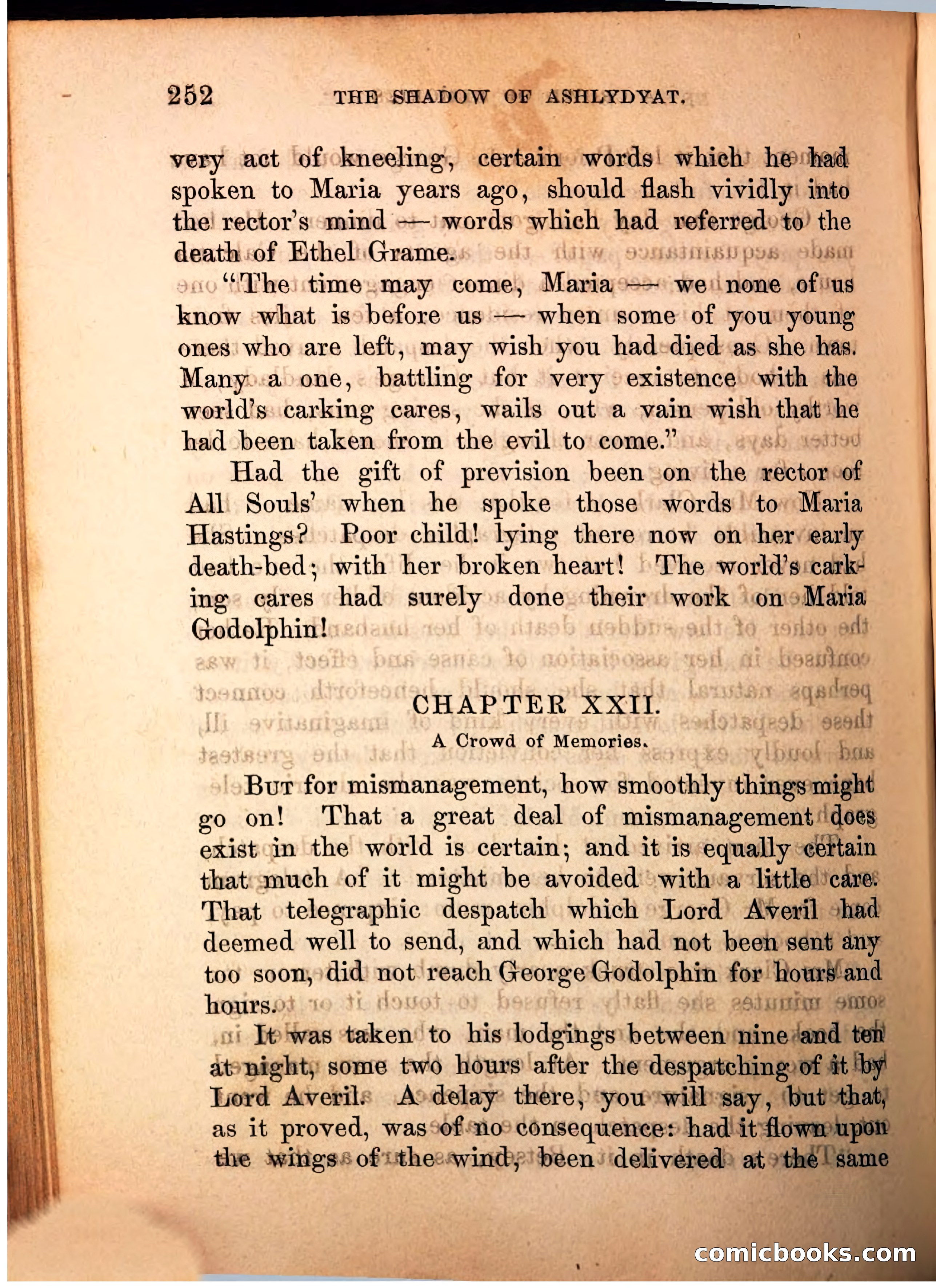 The Shadow of Ashlydyat, Vol. III — page 258 of 335