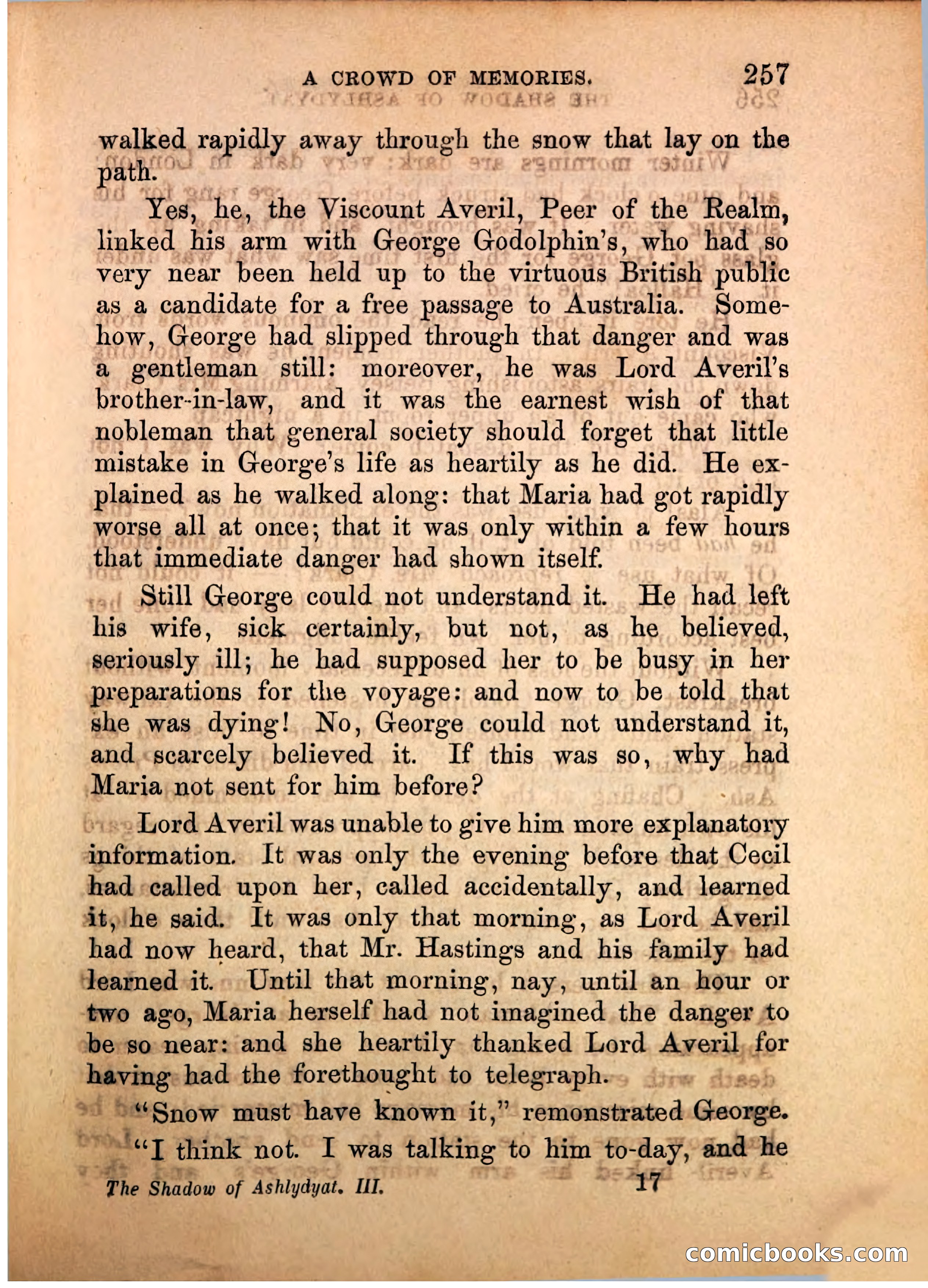 The Shadow of Ashlydyat, Vol. III — page 263 of 335
