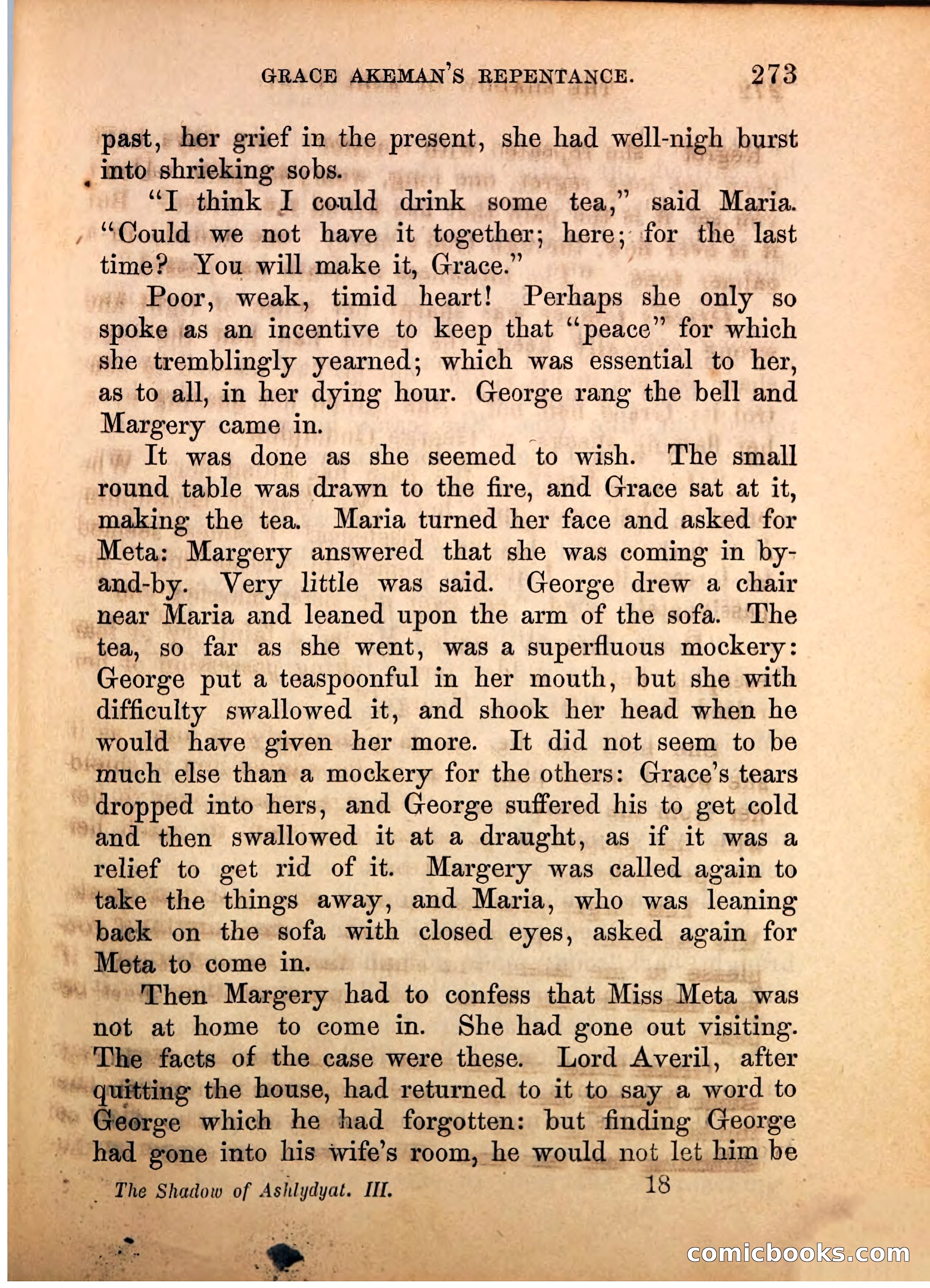 The Shadow of Ashlydyat, Vol. III — page 279 of 335