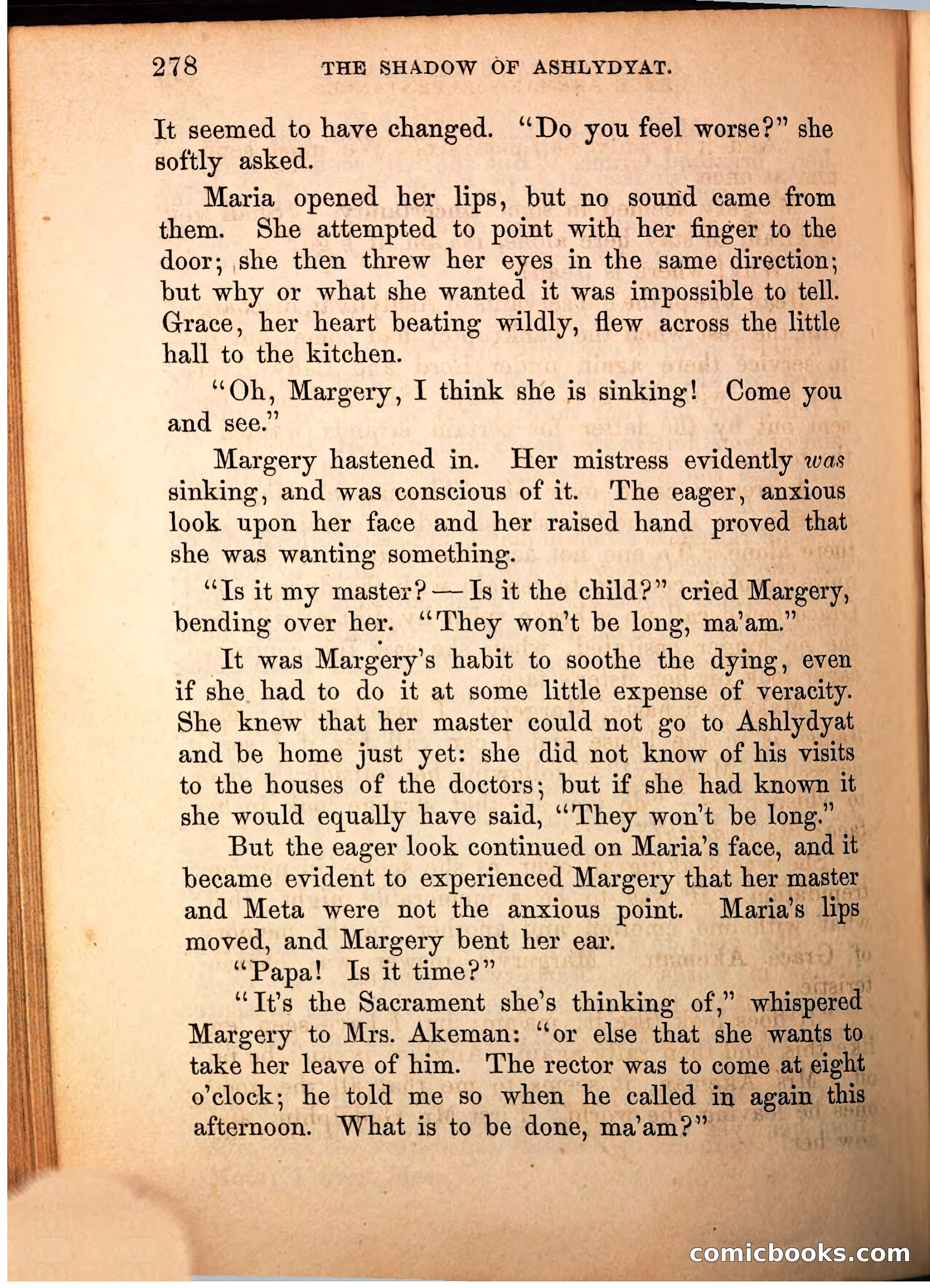 The Shadow of Ashlydyat, Vol. III — page 284 of 335