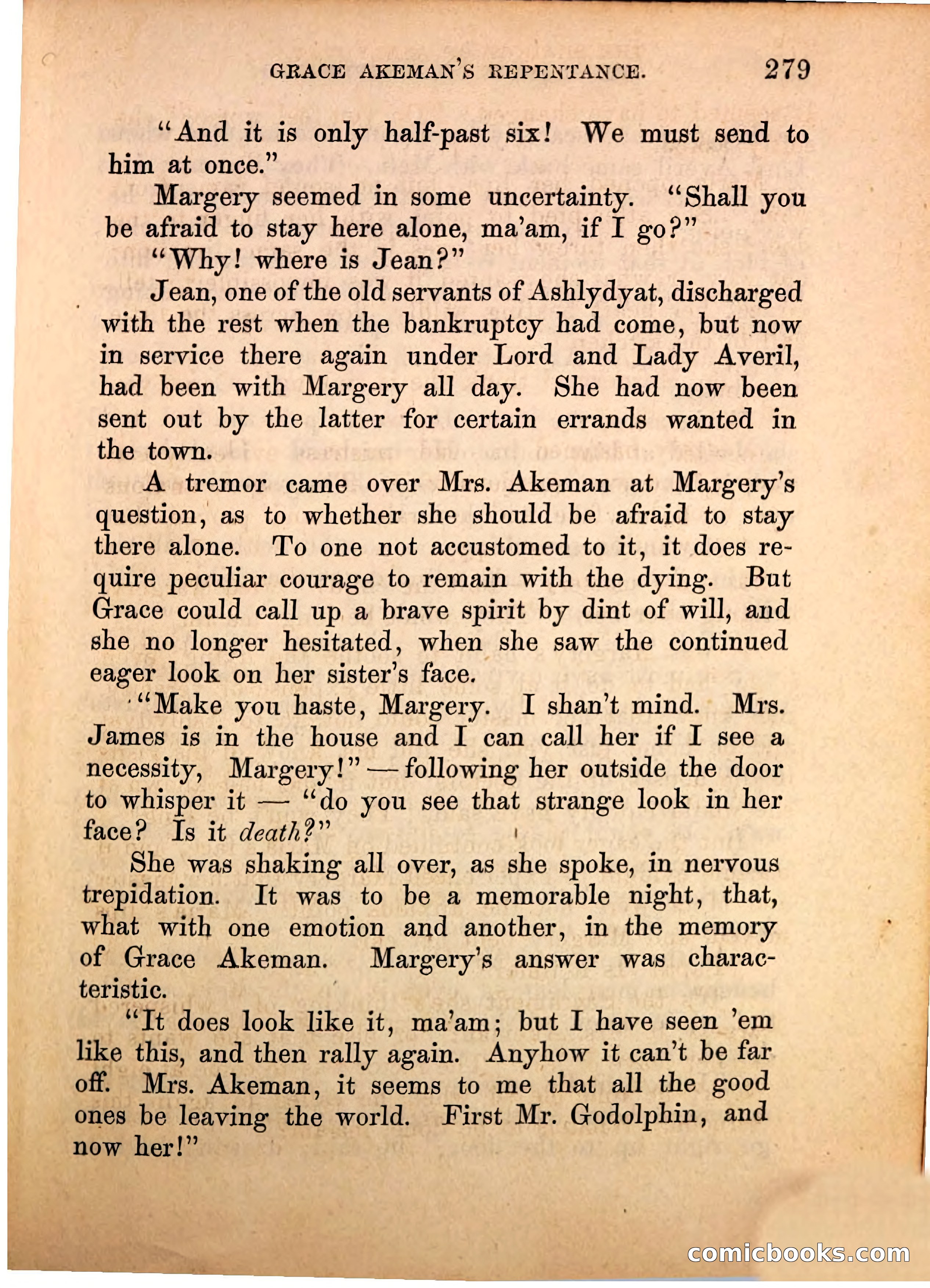 The Shadow of Ashlydyat, Vol. III — page 285 of 335