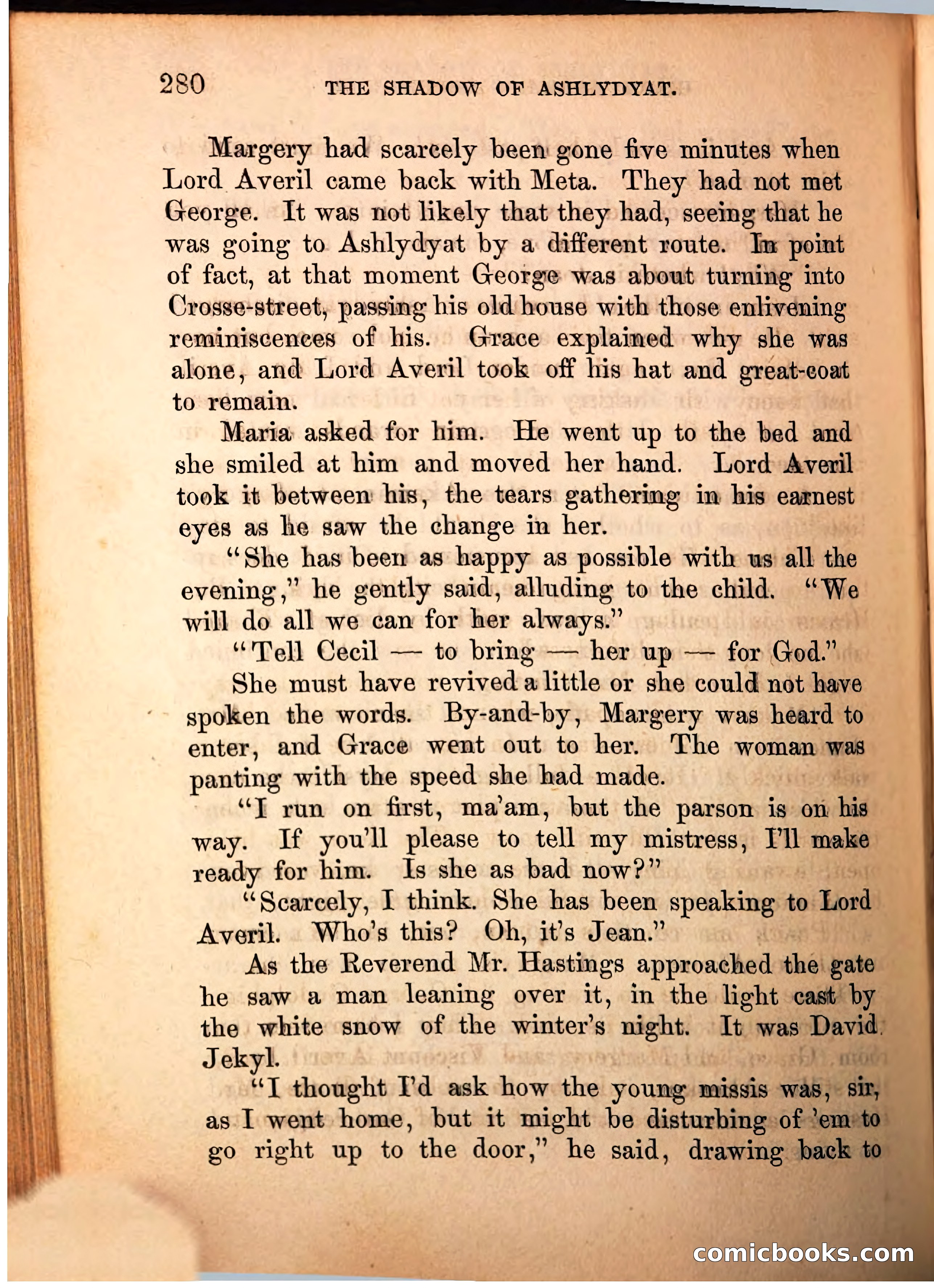 The Shadow of Ashlydyat, Vol. III — page 286 of 335