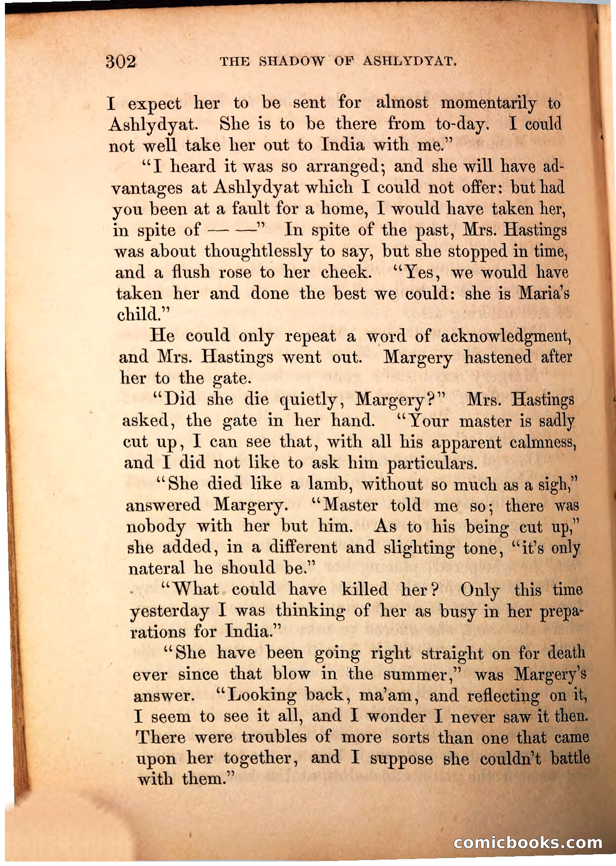 The Shadow of Ashlydyat, Vol. III — page 308 of 335