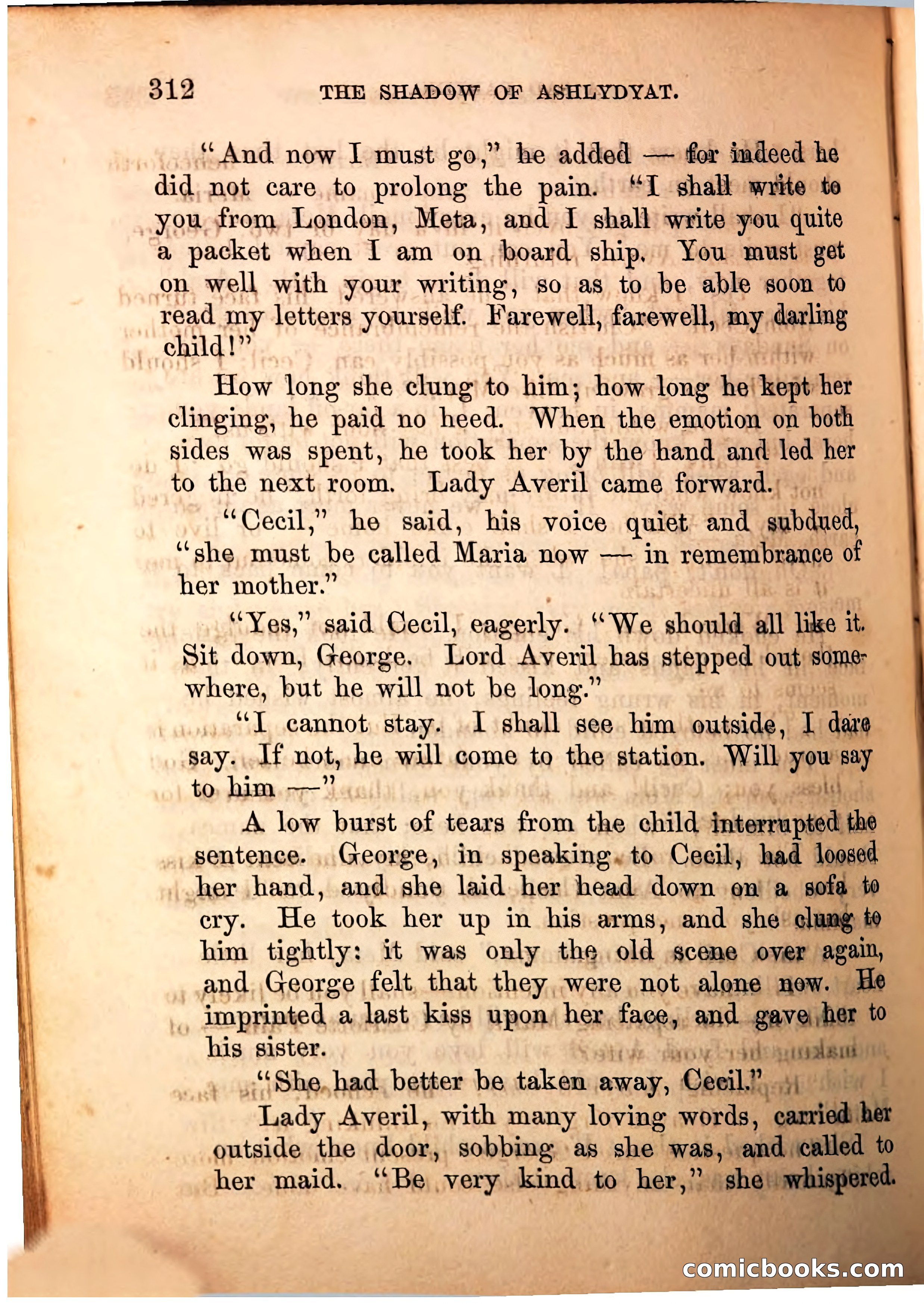 The Shadow of Ashlydyat, Vol. III — page 318 of 335