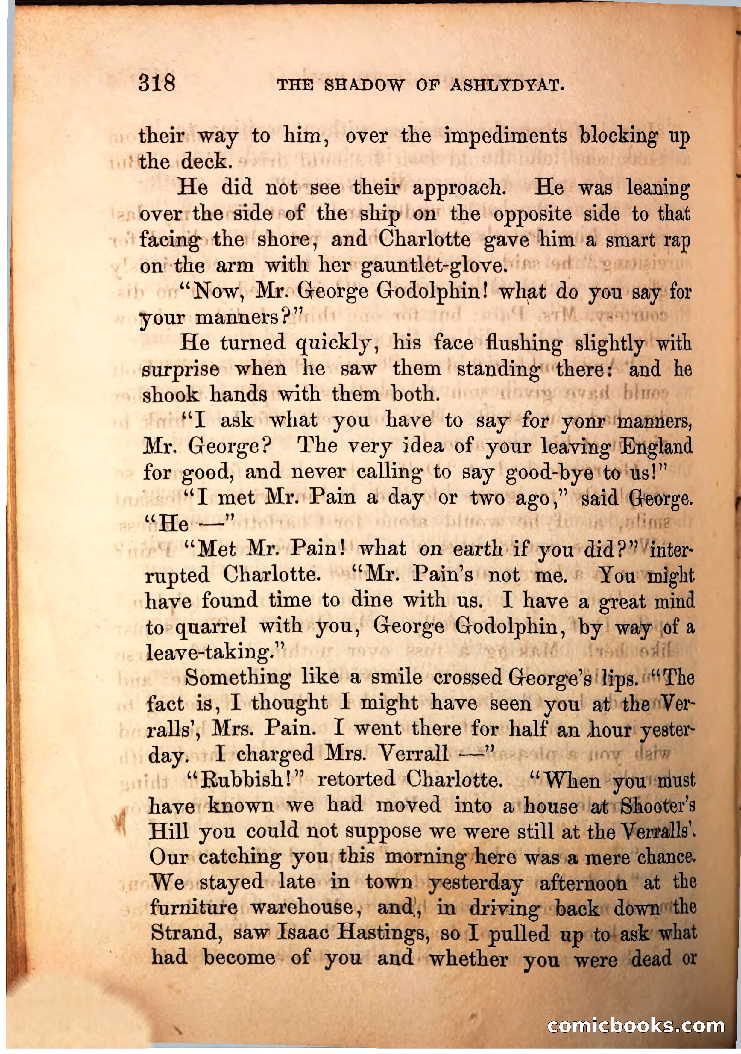 The Shadow of Ashlydyat, Vol. III — page 324 of 335