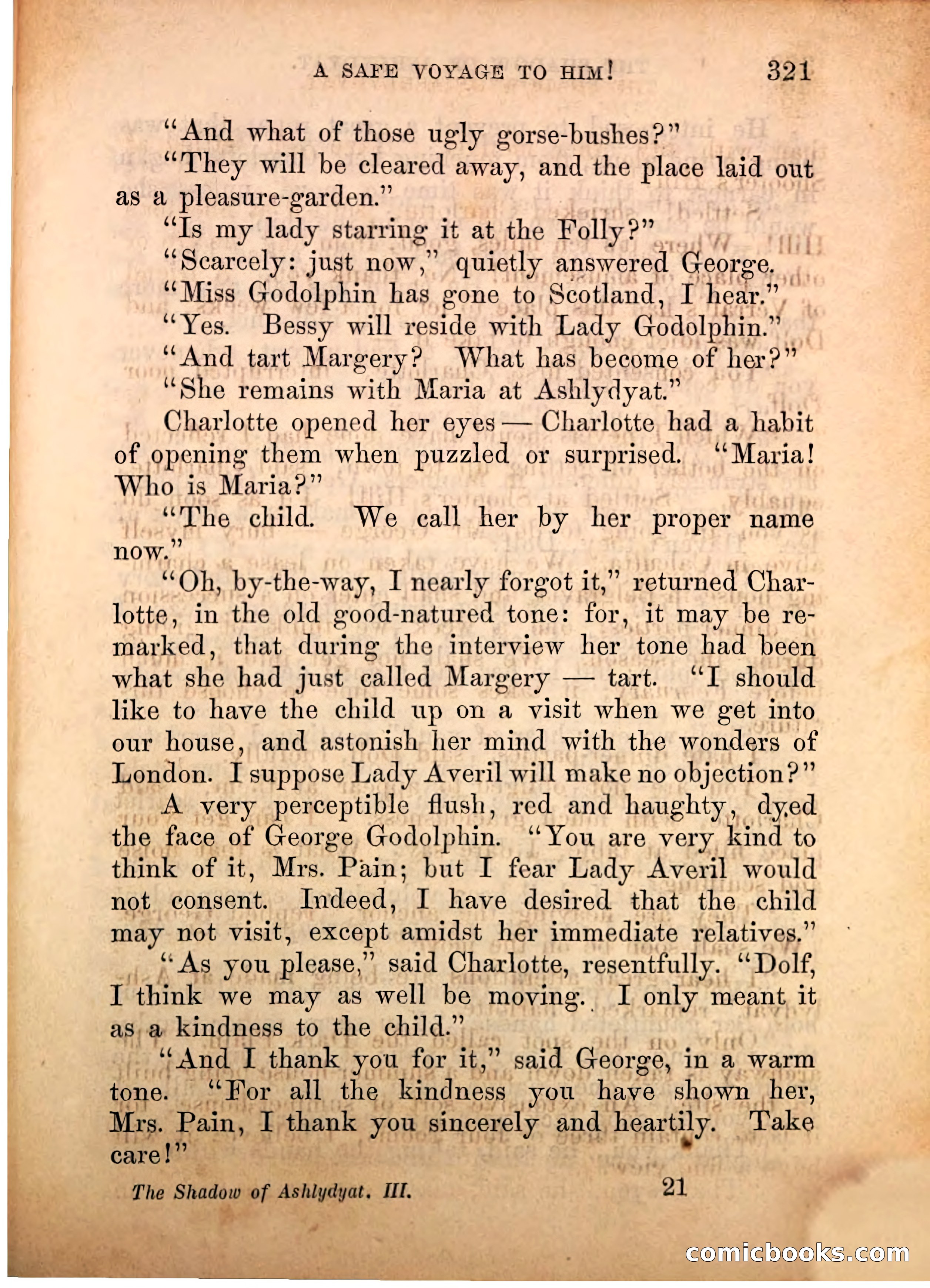 The Shadow of Ashlydyat, Vol. III — page 327 of 335