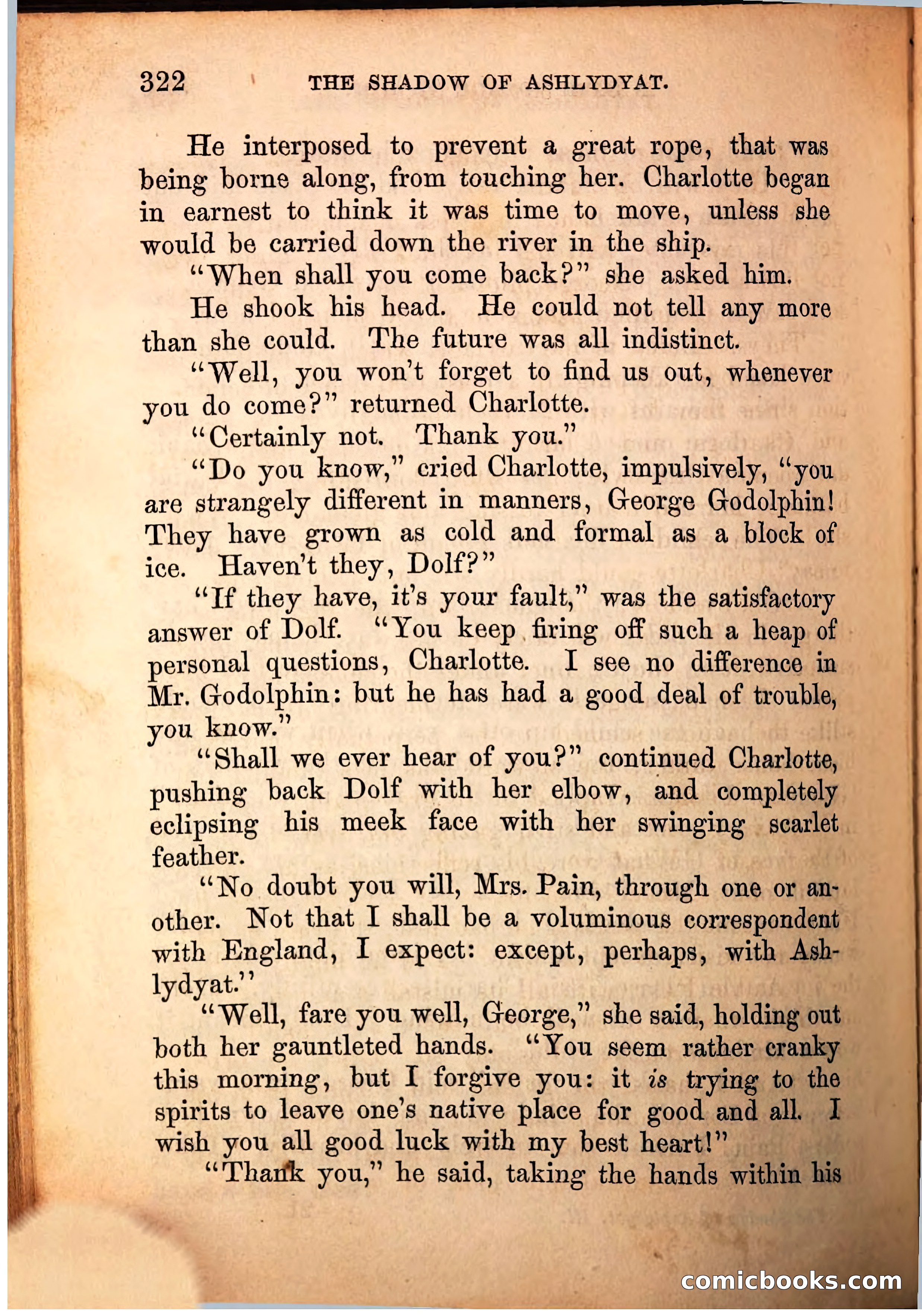 The Shadow of Ashlydyat, Vol. III — page 328 of 335