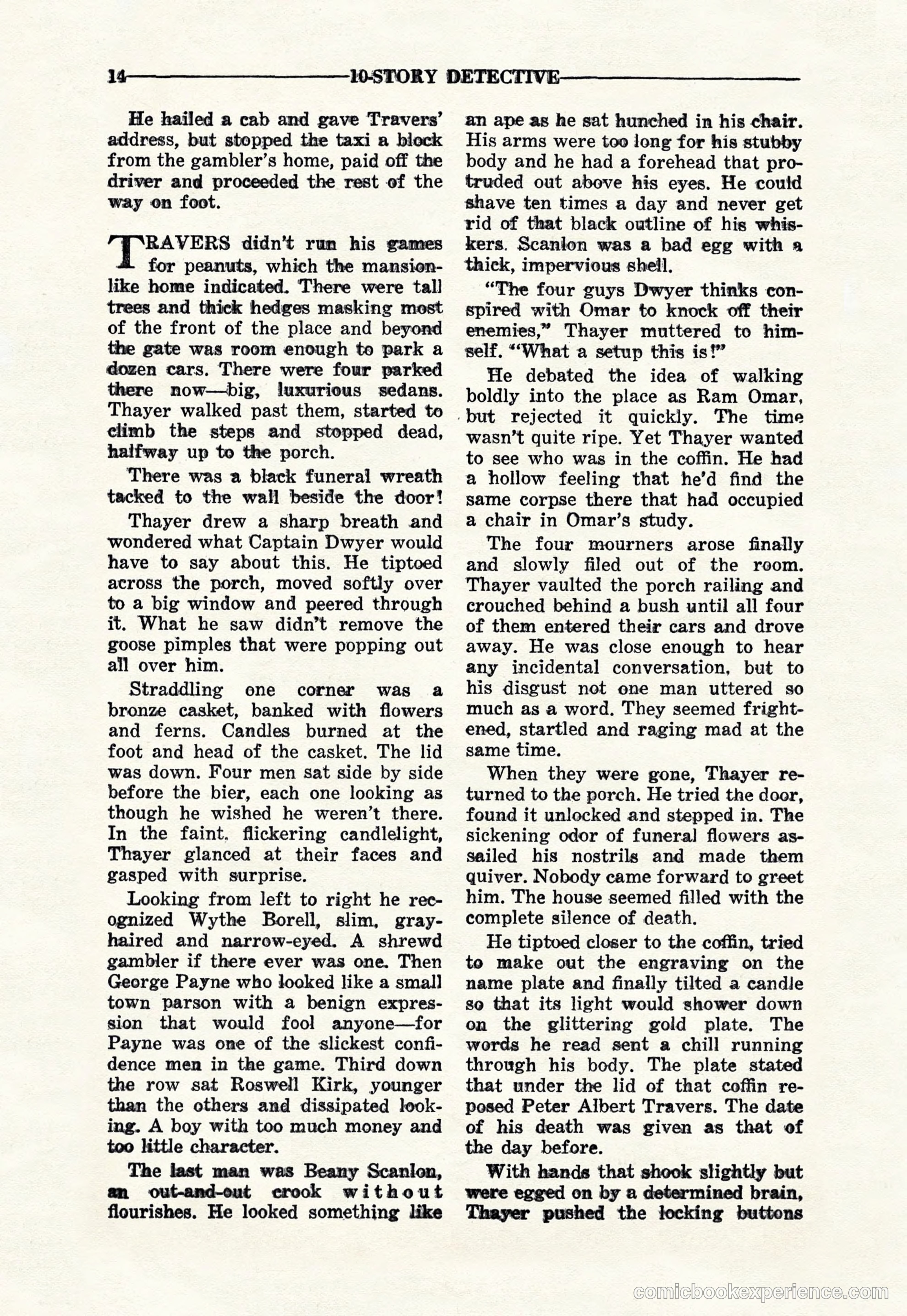 10-Story Detective Magazine Cover — page 16 of 116