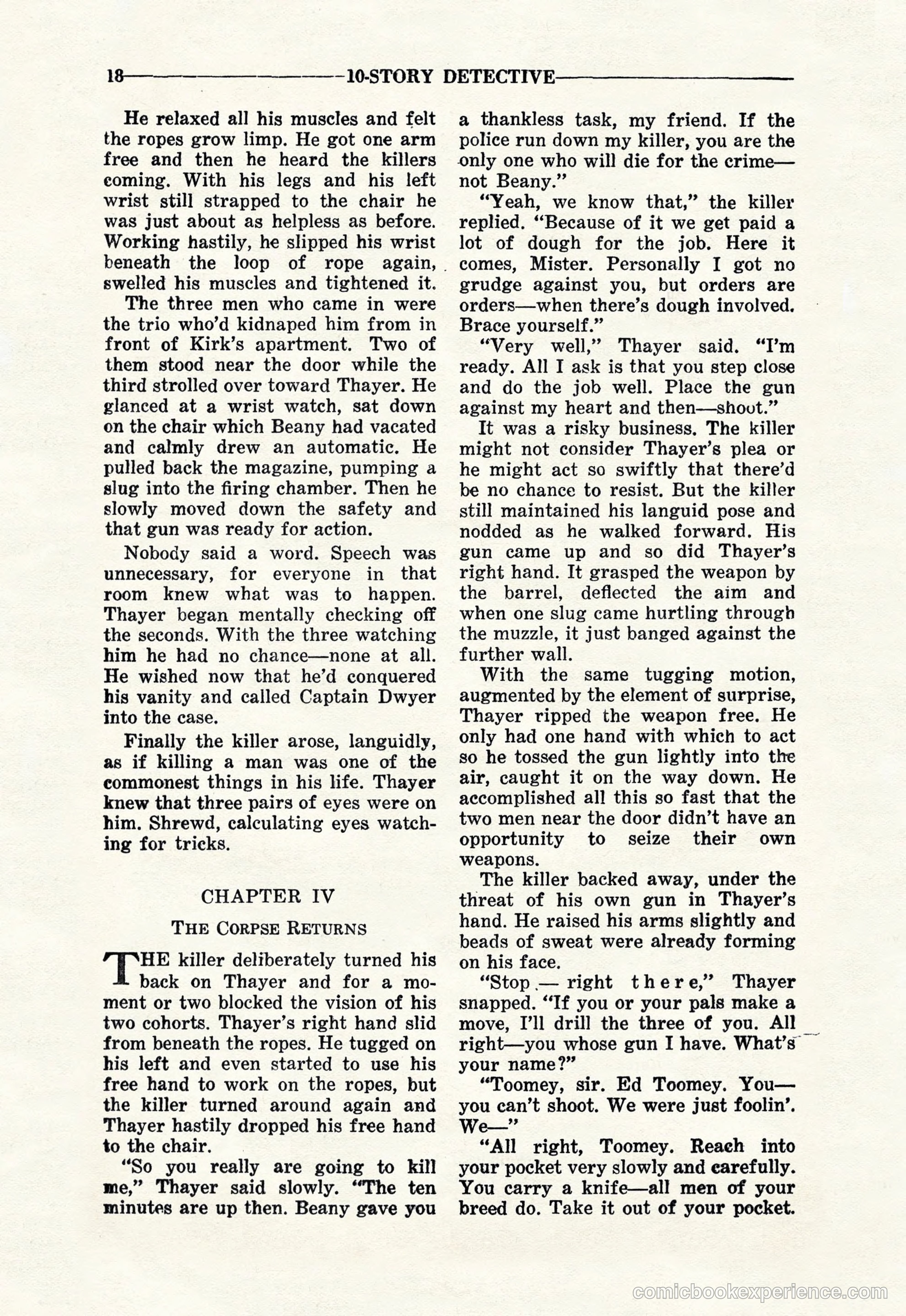 10-Story Detective Magazine Cover — page 20 of 116