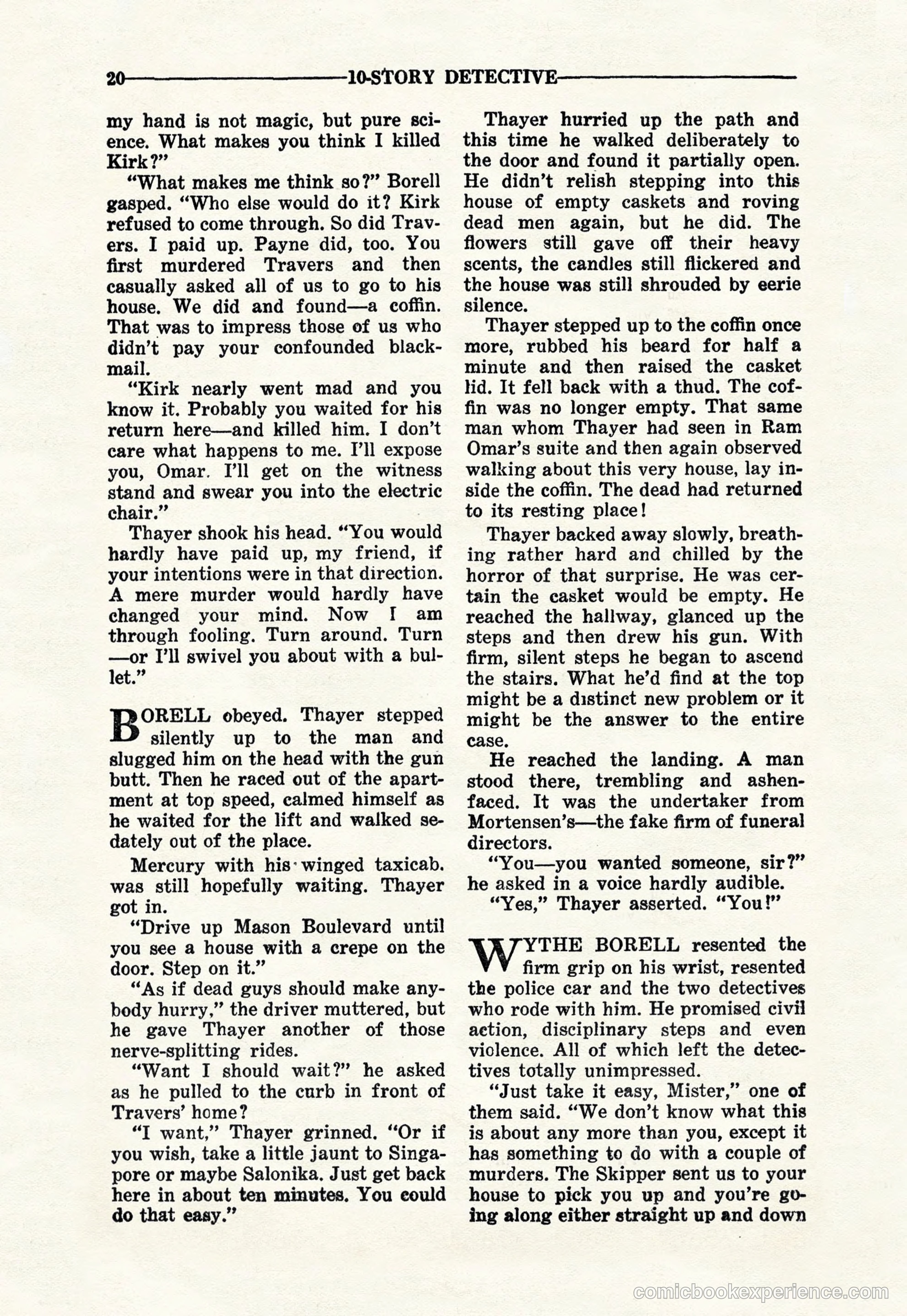 10-Story Detective Magazine Cover — page 22 of 116