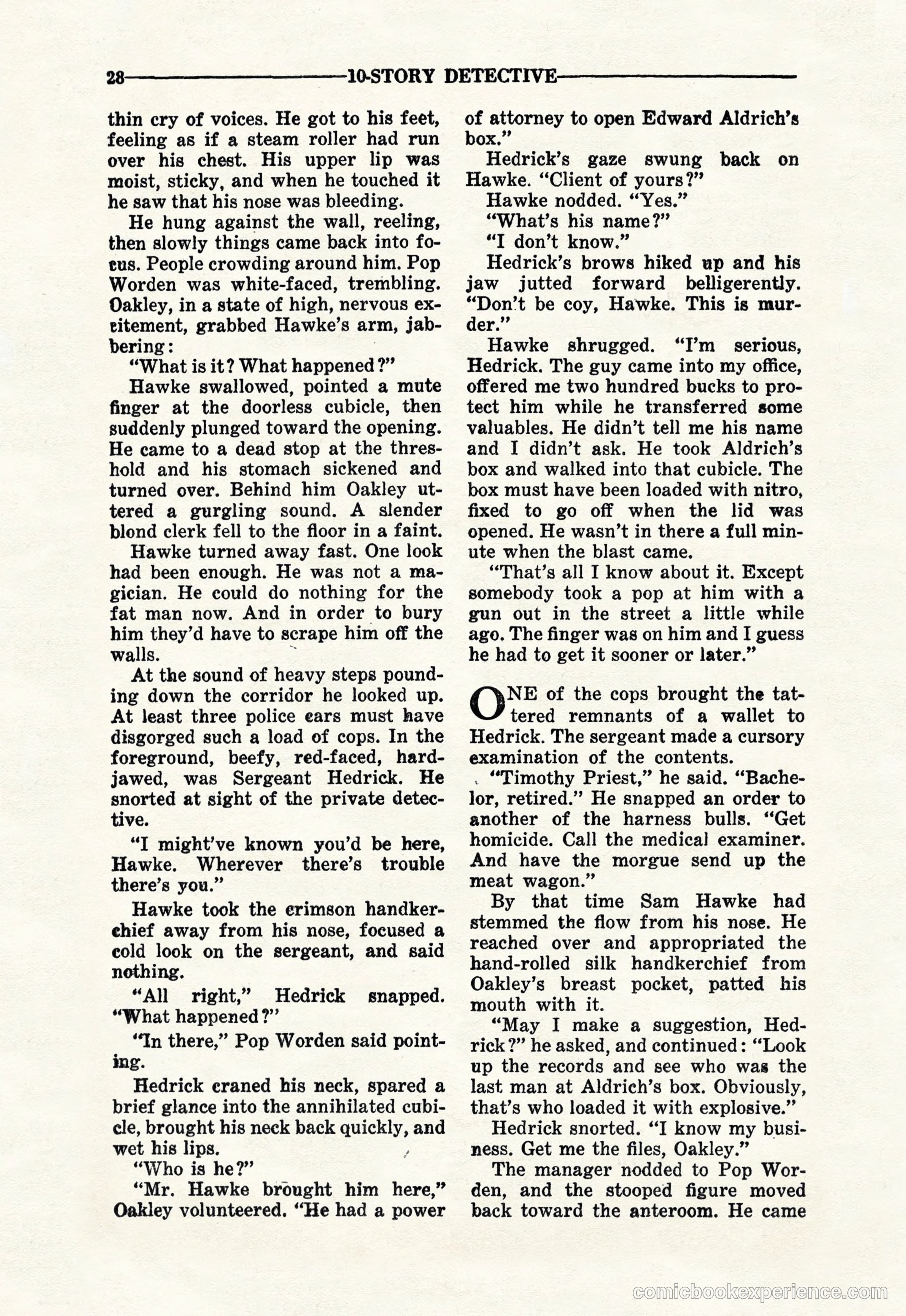 10-Story Detective Magazine Cover — page 30 of 116
