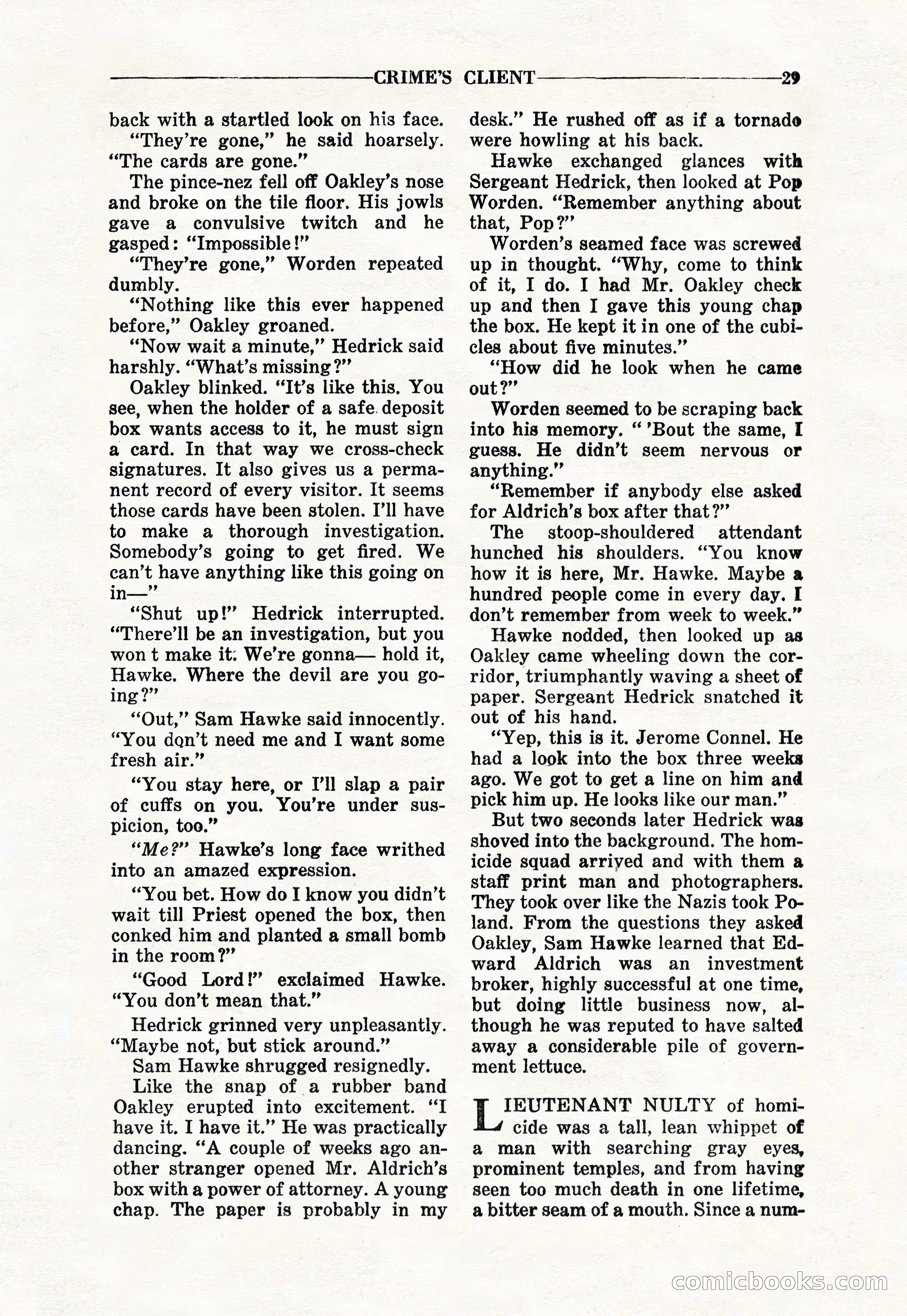 10-Story Detective Magazine Cover — page 31 of 116