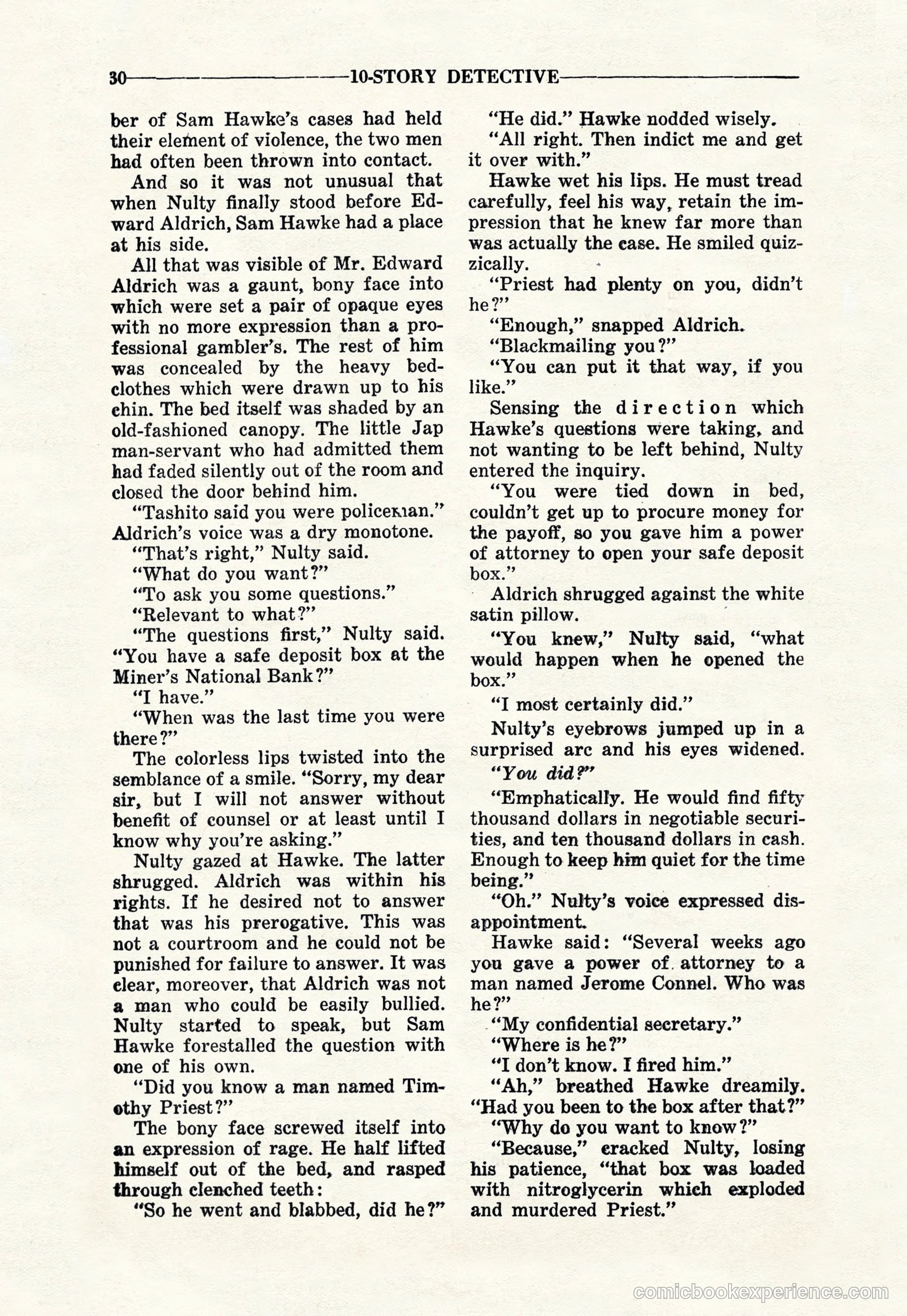 10-Story Detective Magazine Cover — page 32 of 116