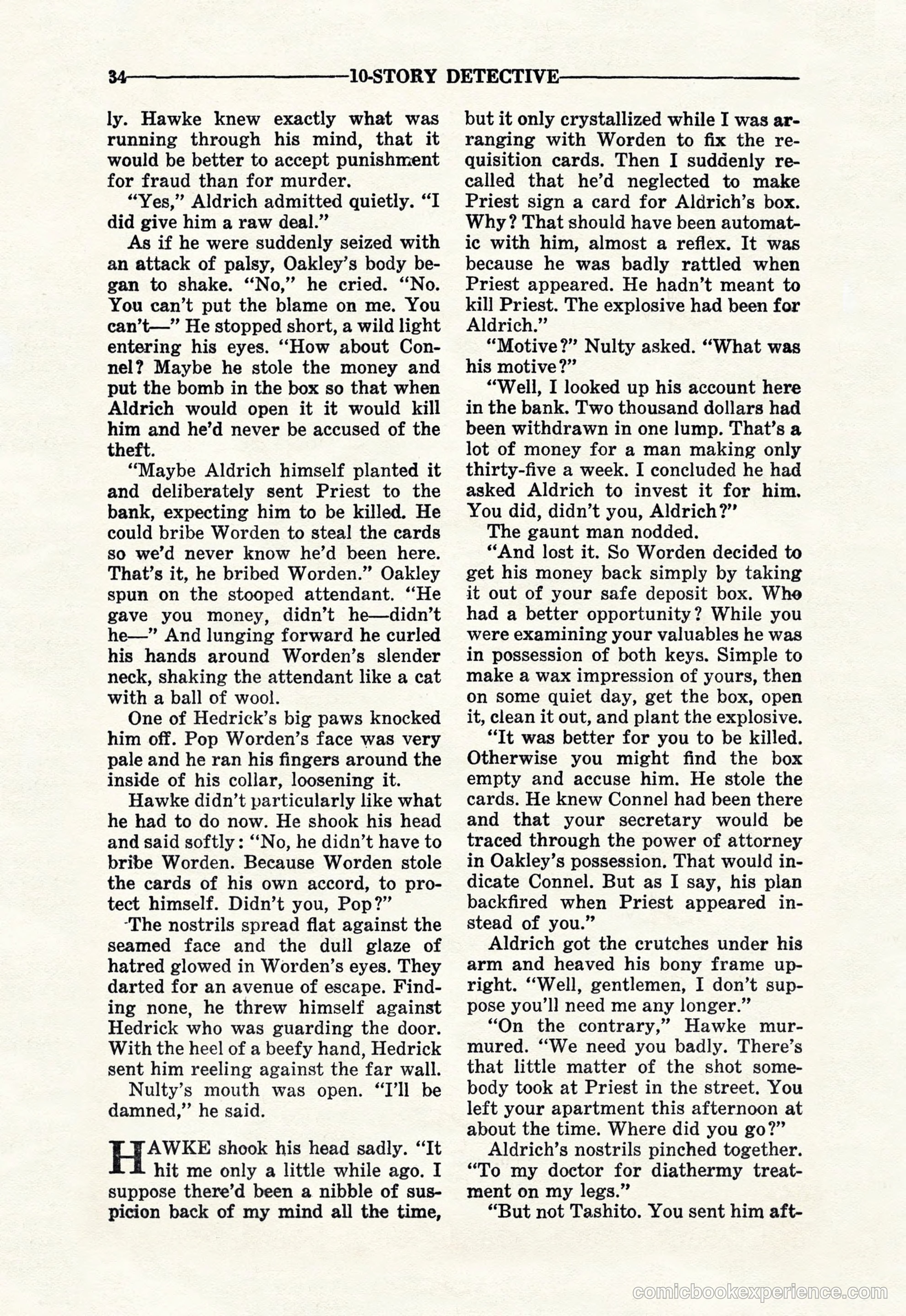 10-Story Detective Magazine Cover — page 36 of 116