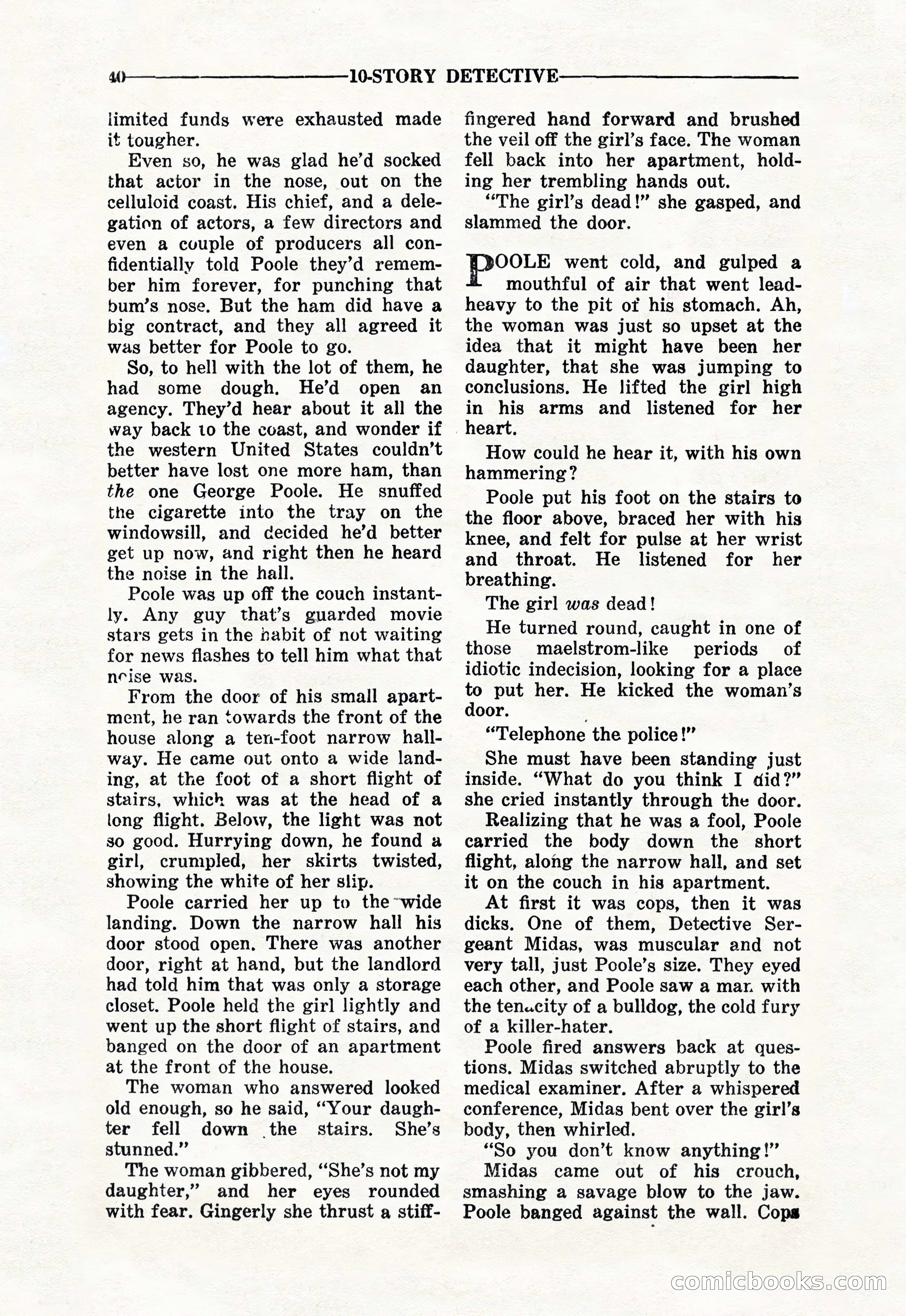 10-Story Detective Magazine Cover — page 42 of 116