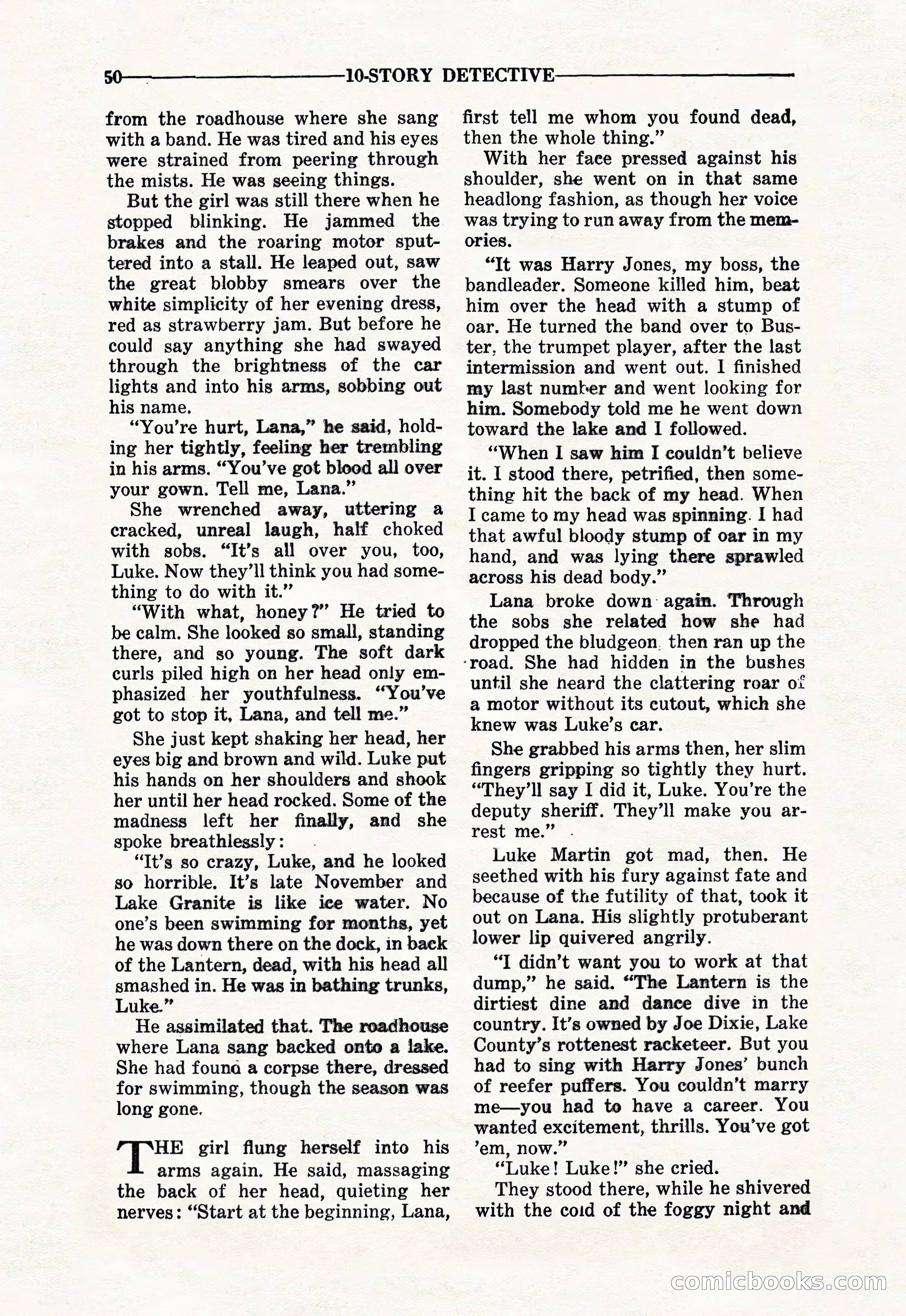 10-Story Detective Magazine Cover — page 52 of 116