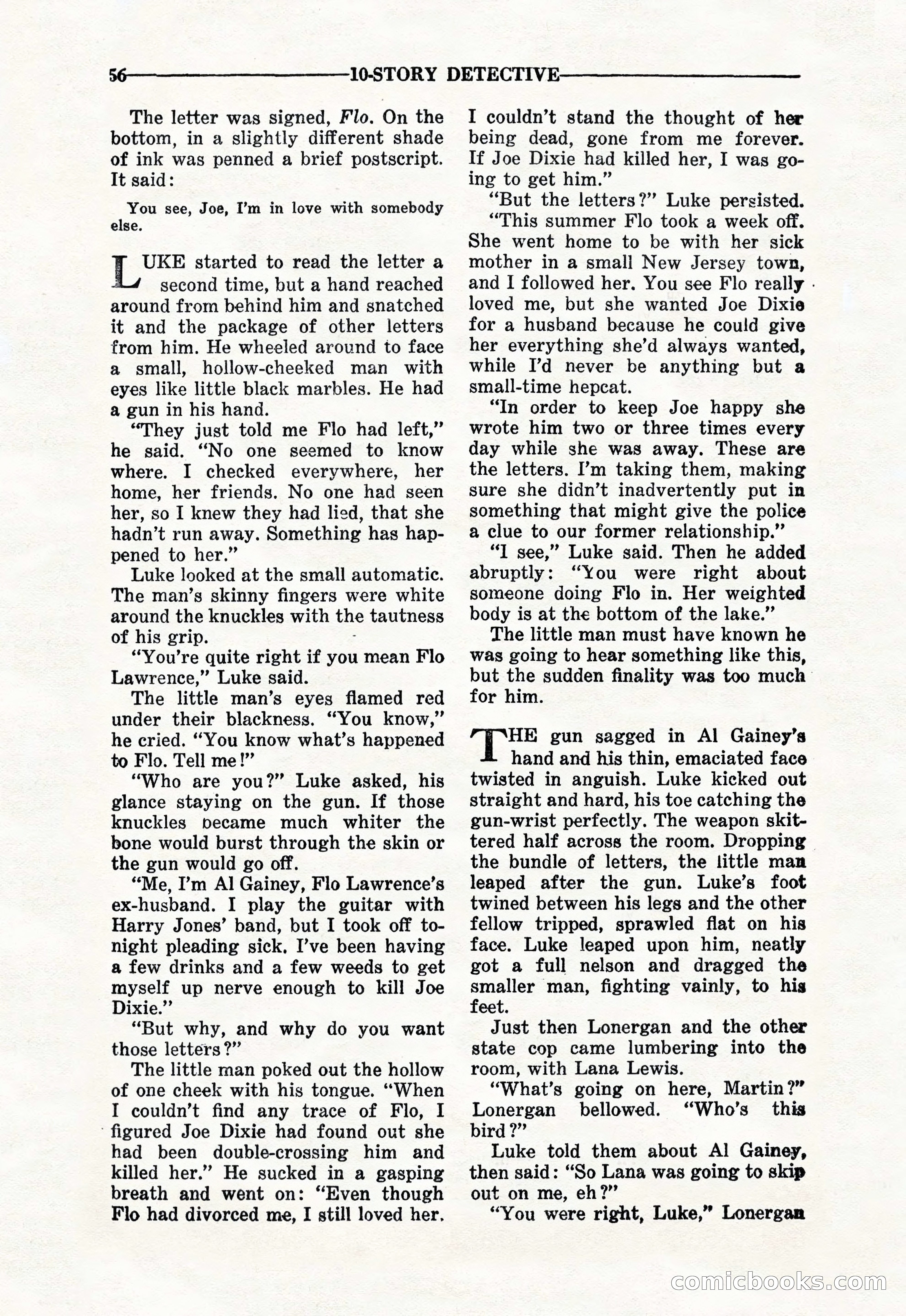 10-Story Detective Magazine Cover — page 58 of 116
