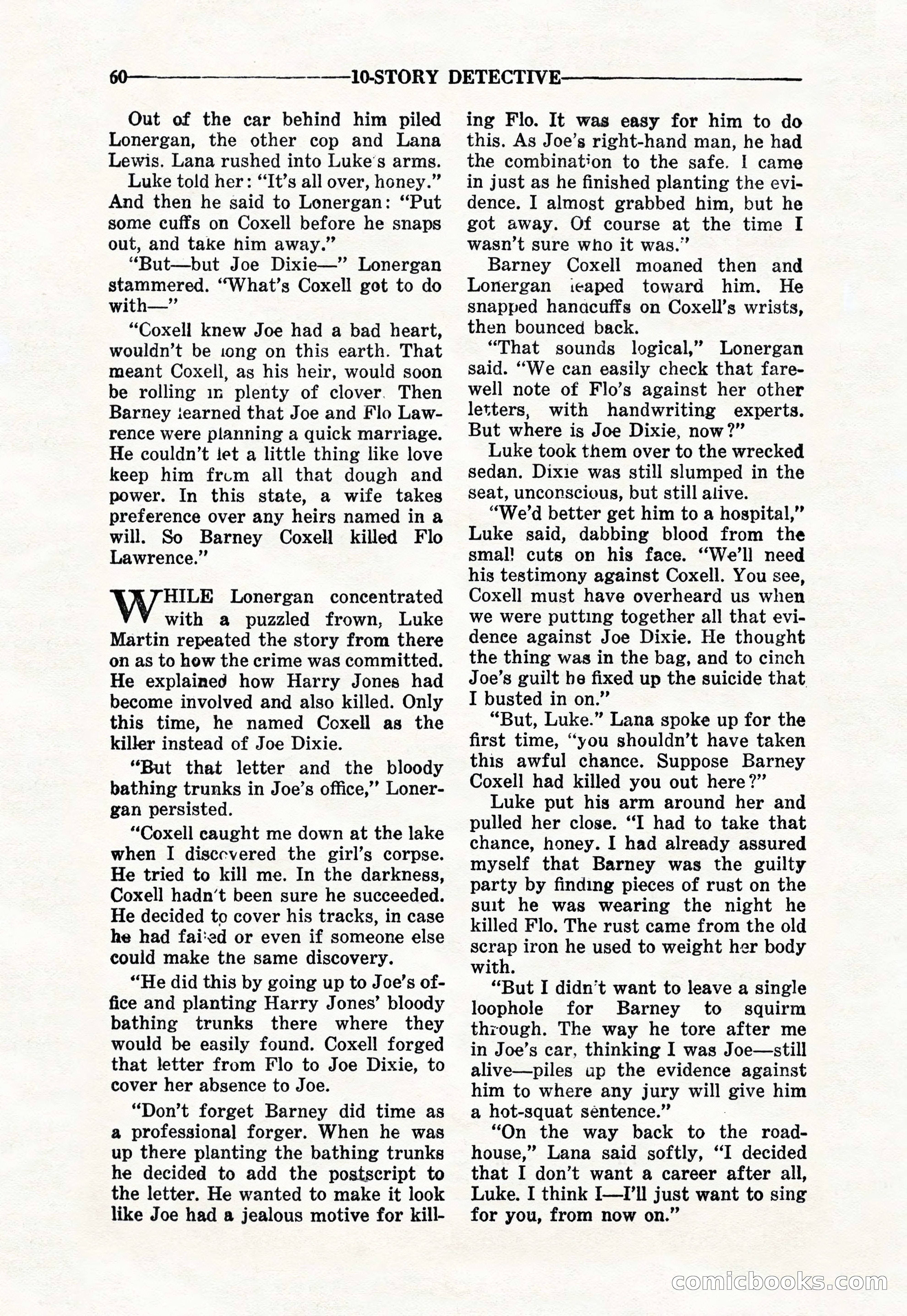 10-Story Detective Magazine Cover — page 62 of 116