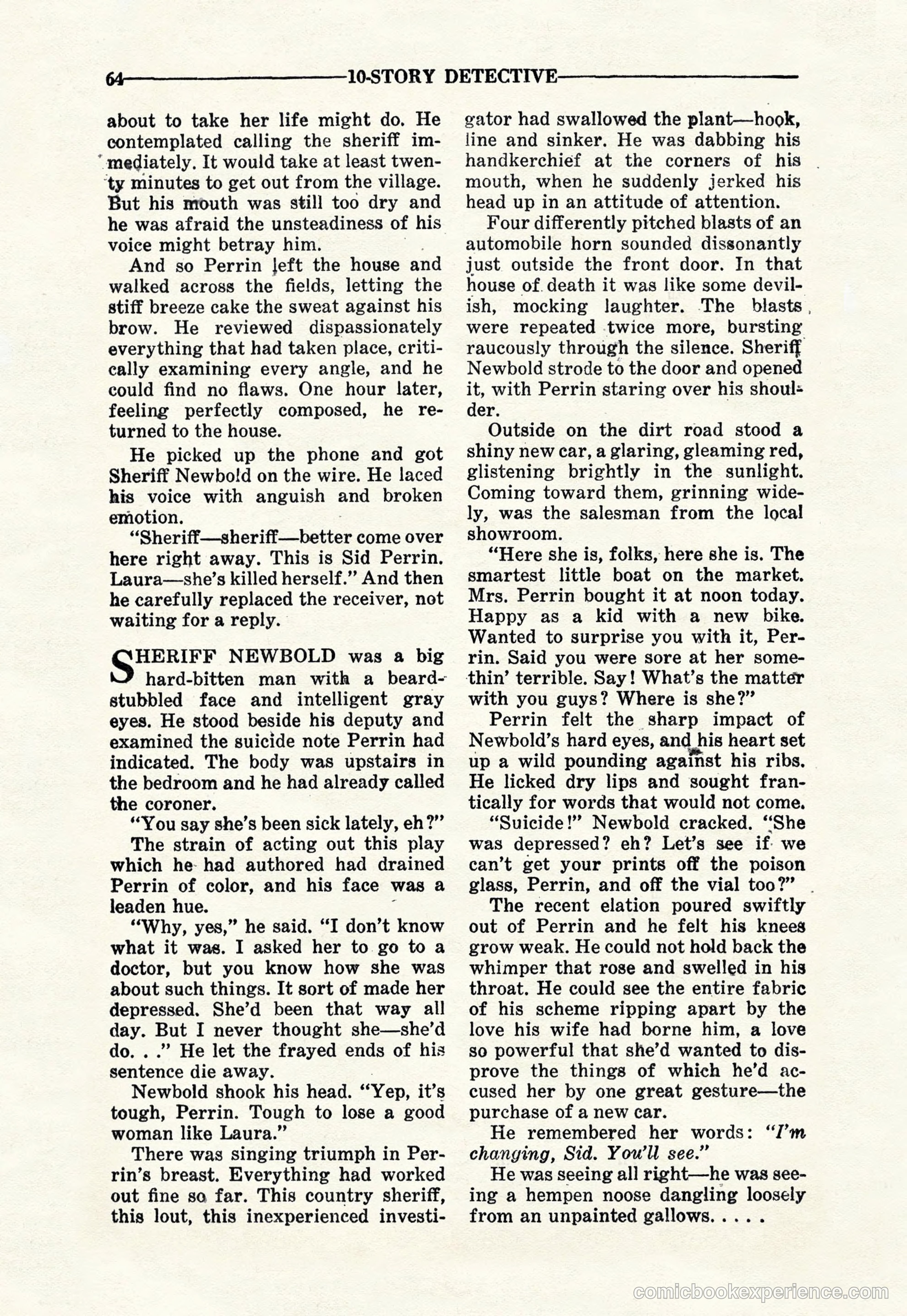 10-Story Detective Magazine Cover — page 66 of 116