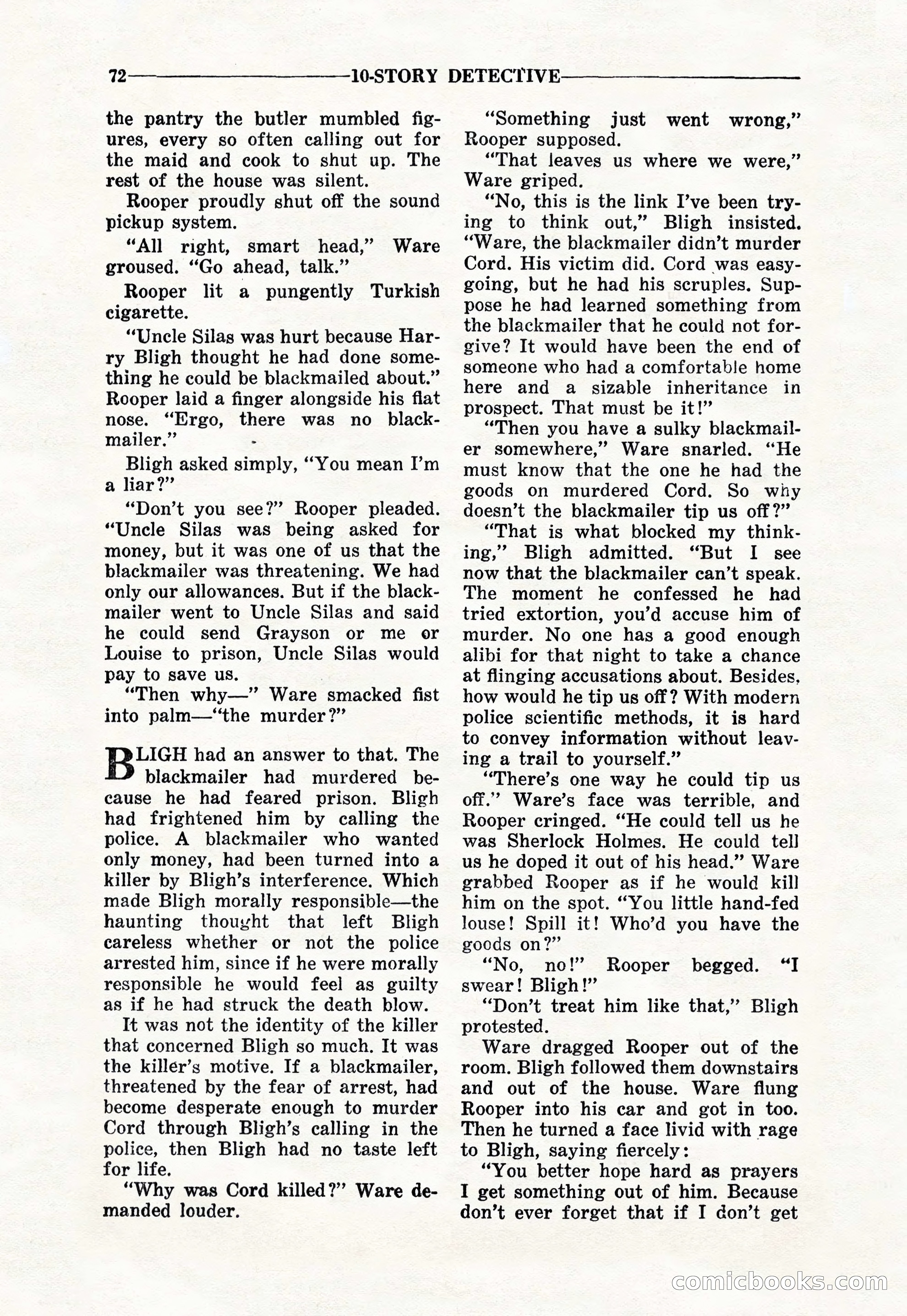 10-Story Detective Magazine Cover — page 74 of 116