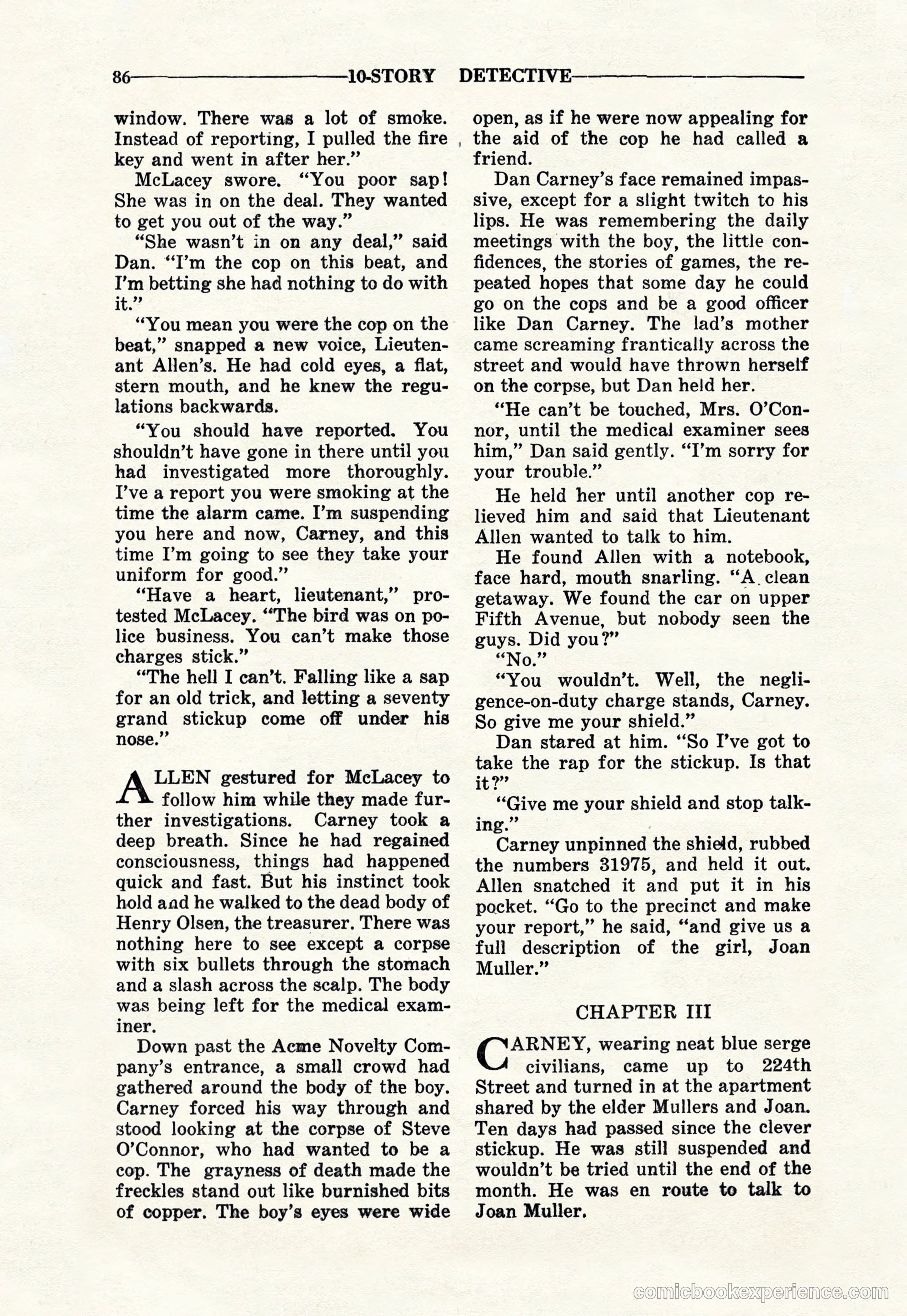 10-Story Detective Magazine Cover — page 88 of 116