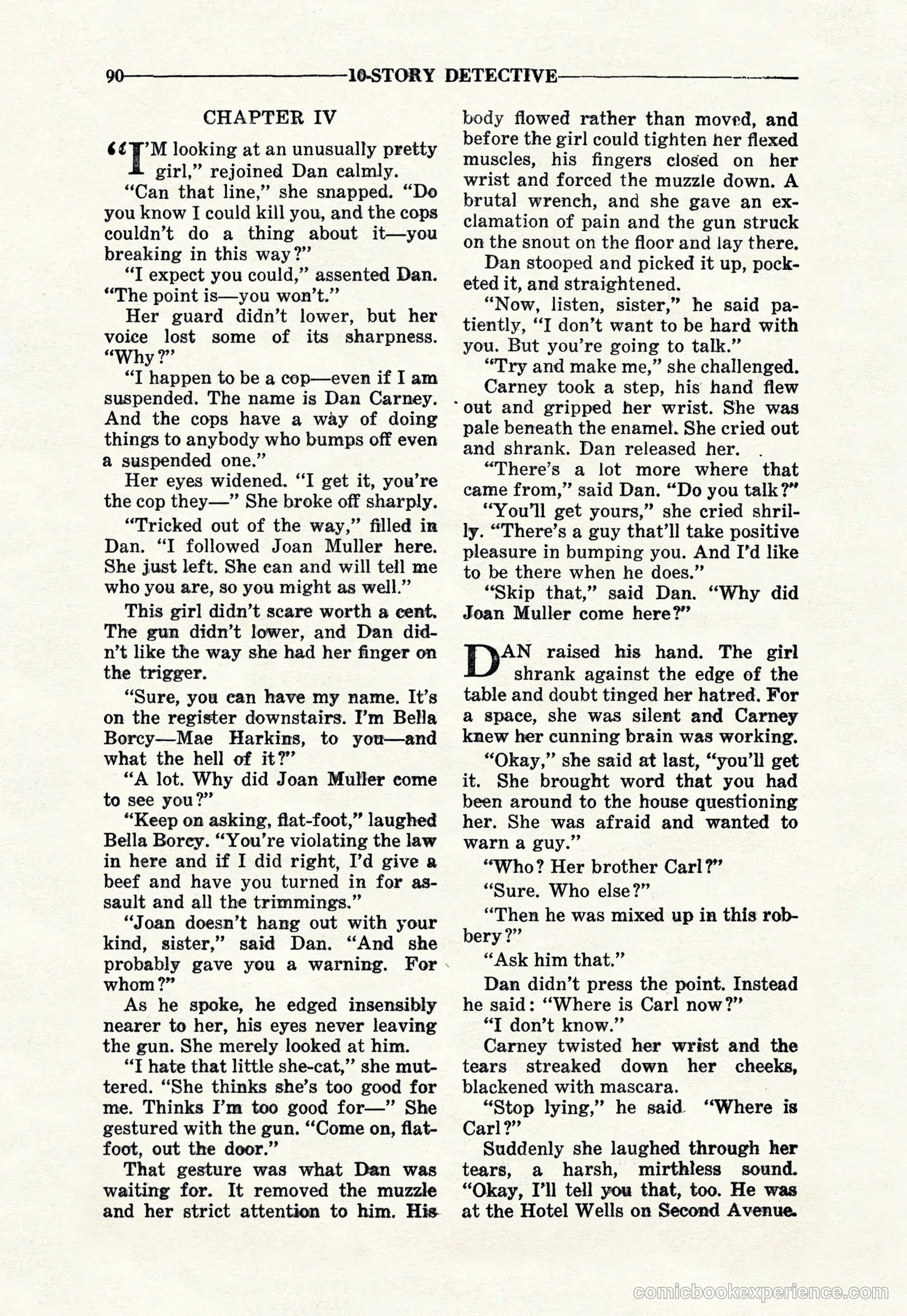 10-Story Detective Magazine Cover — page 92 of 116