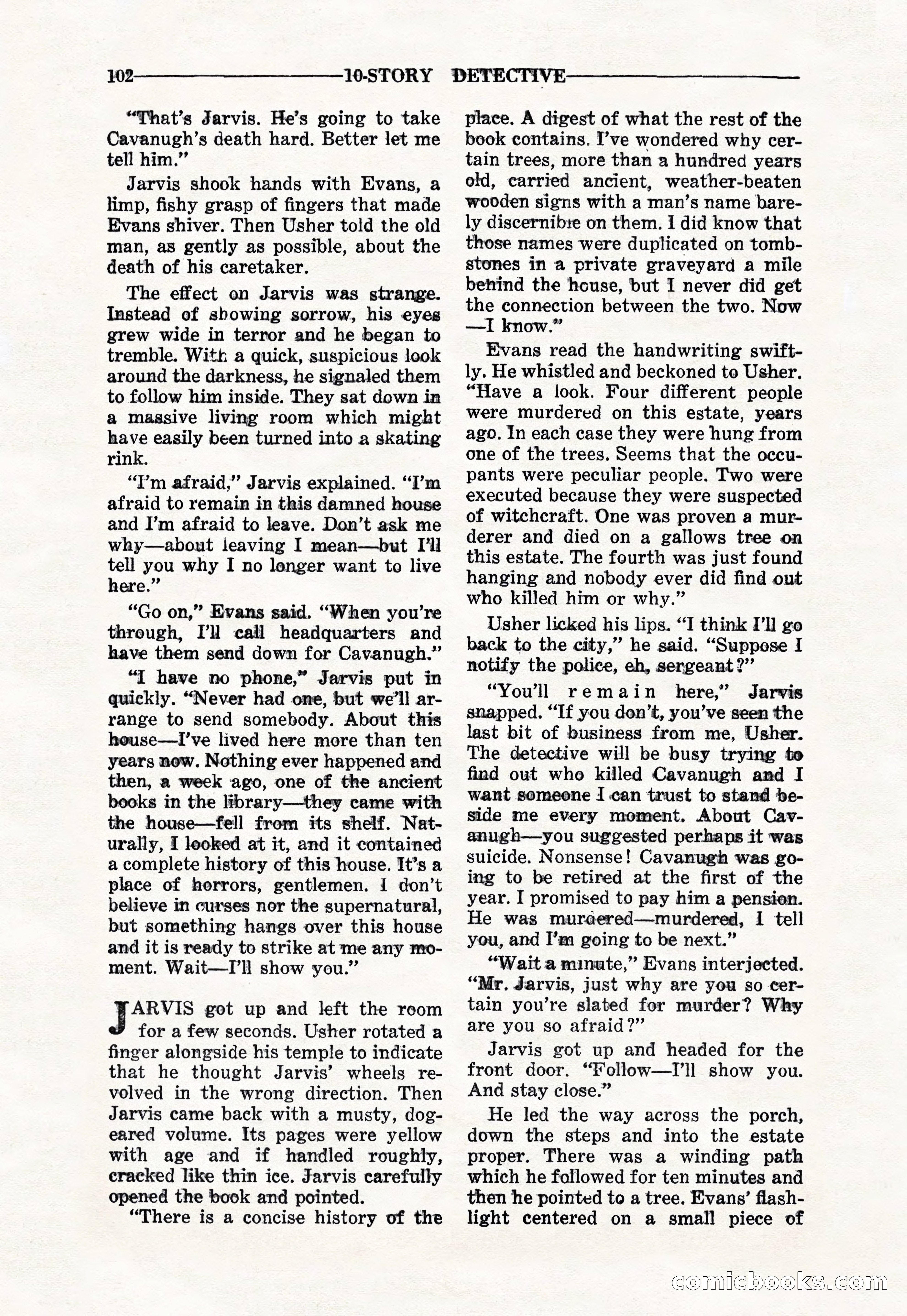 10-Story Detective Magazine Cover — page 104 of 116
