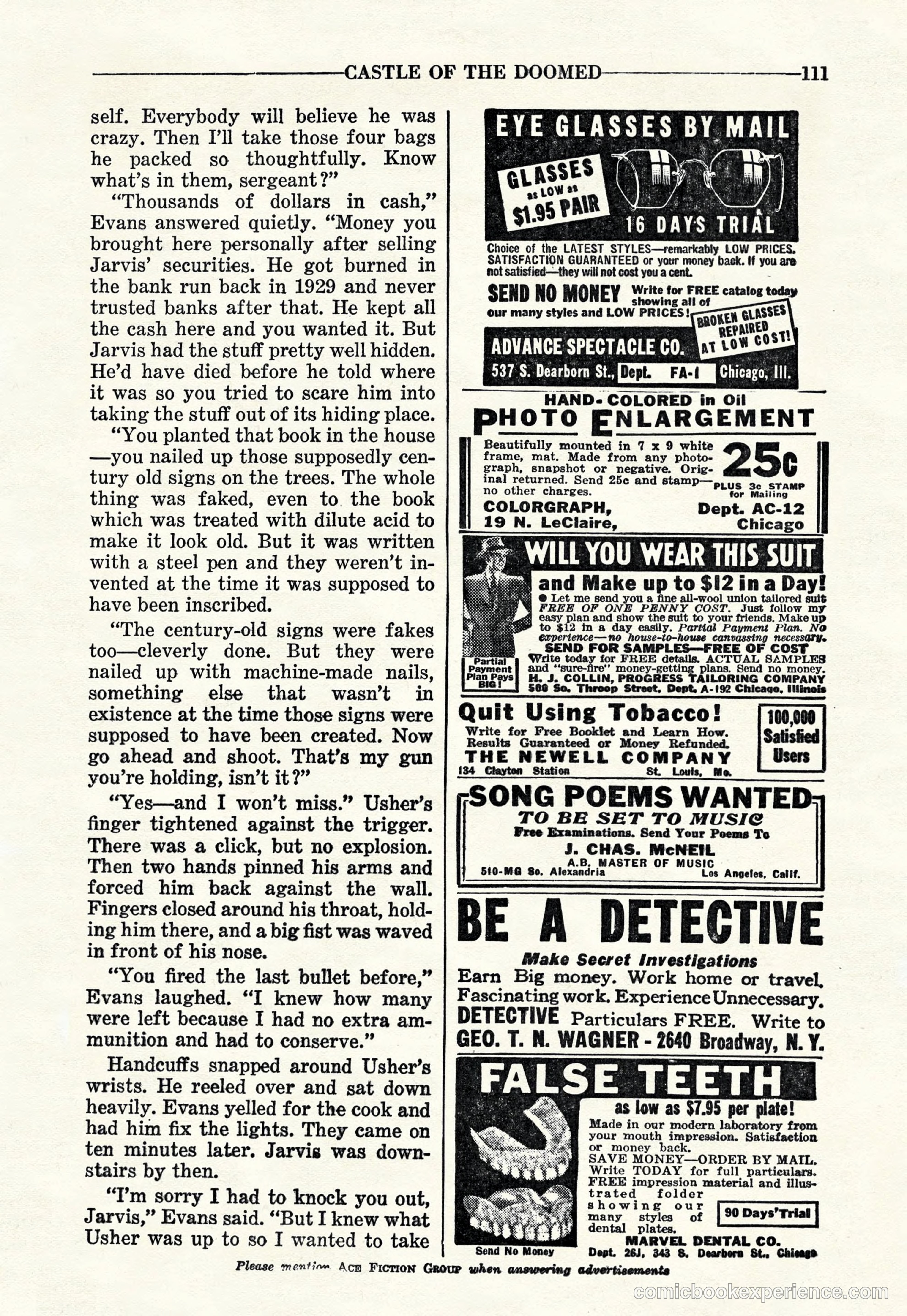 10-Story Detective Magazine Cover — page 113 of 116