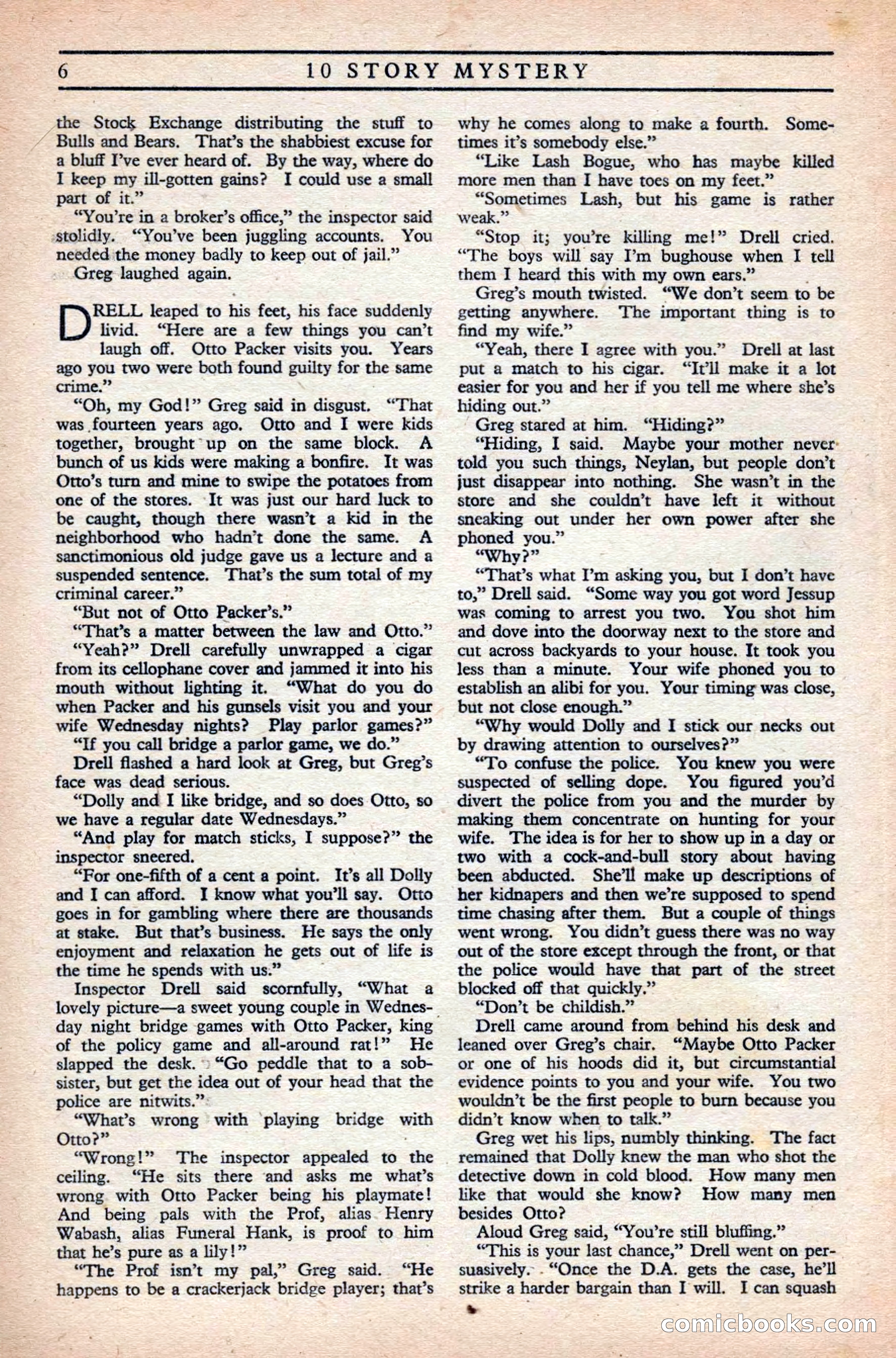 10 Story Mystery Magazine, Issue 1 — page 8 of 68
