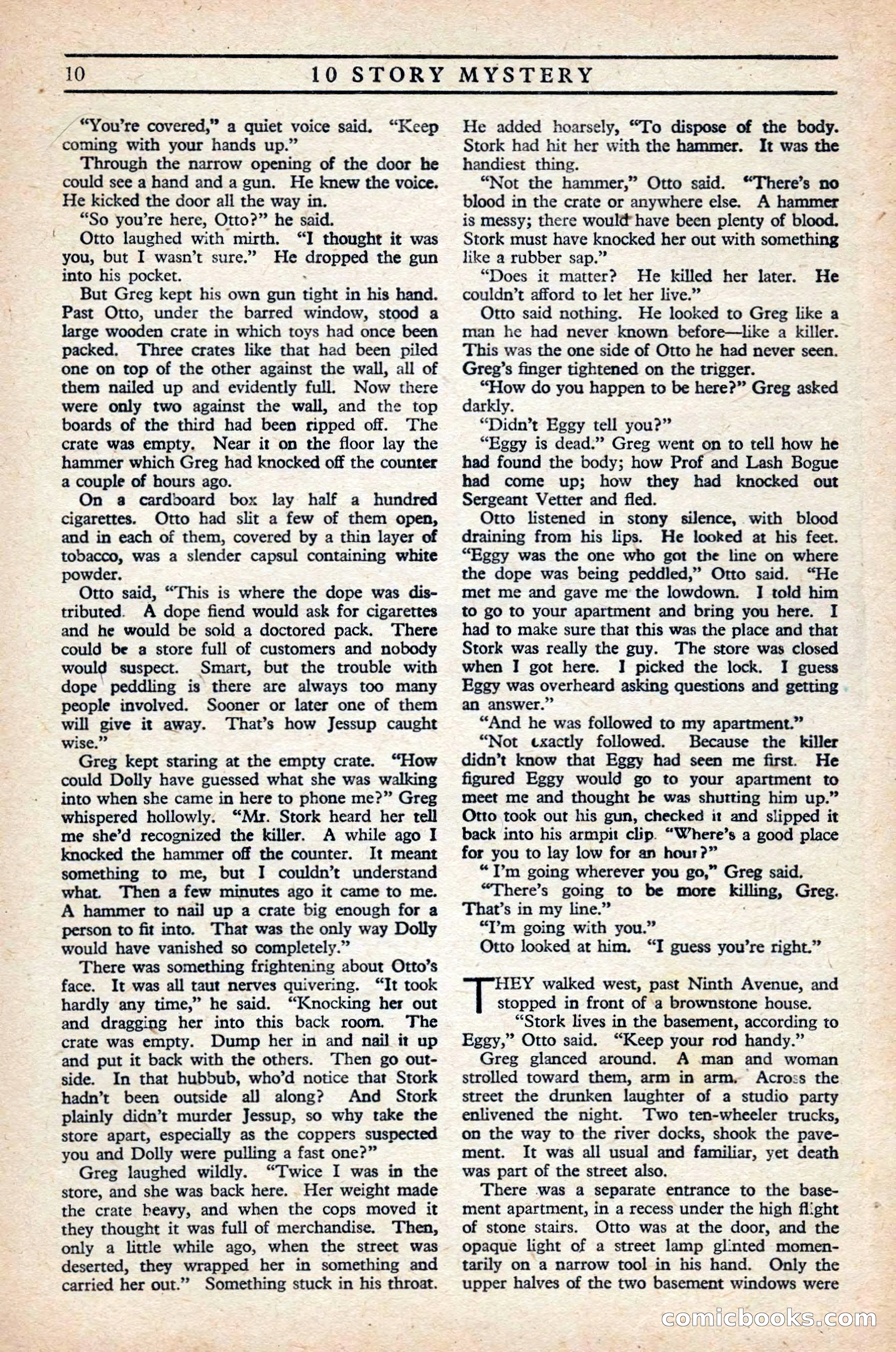 10 Story Mystery Magazine, Issue 1 — page 12 of 68