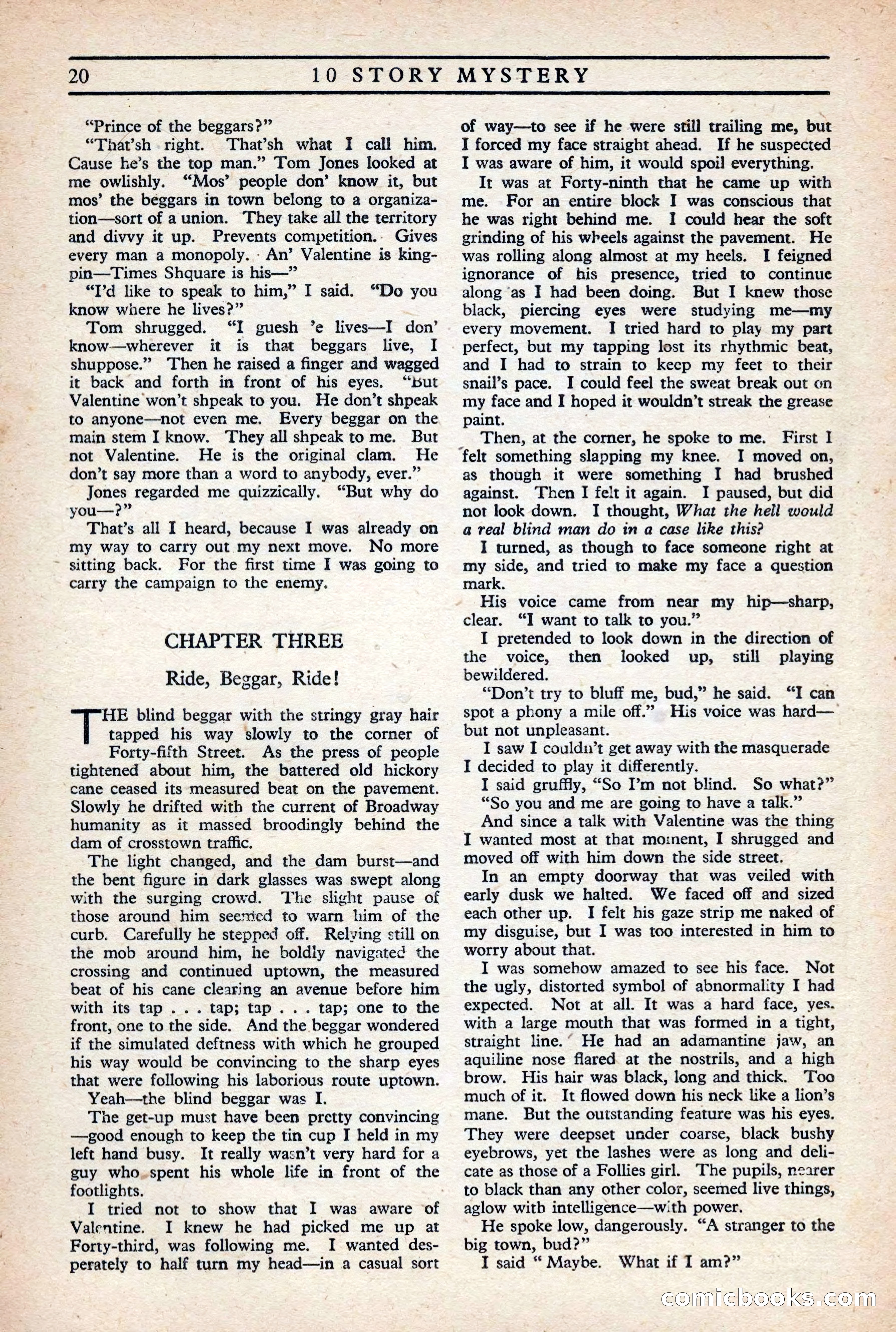 10 Story Mystery Magazine, Issue 1 — page 22 of 68
