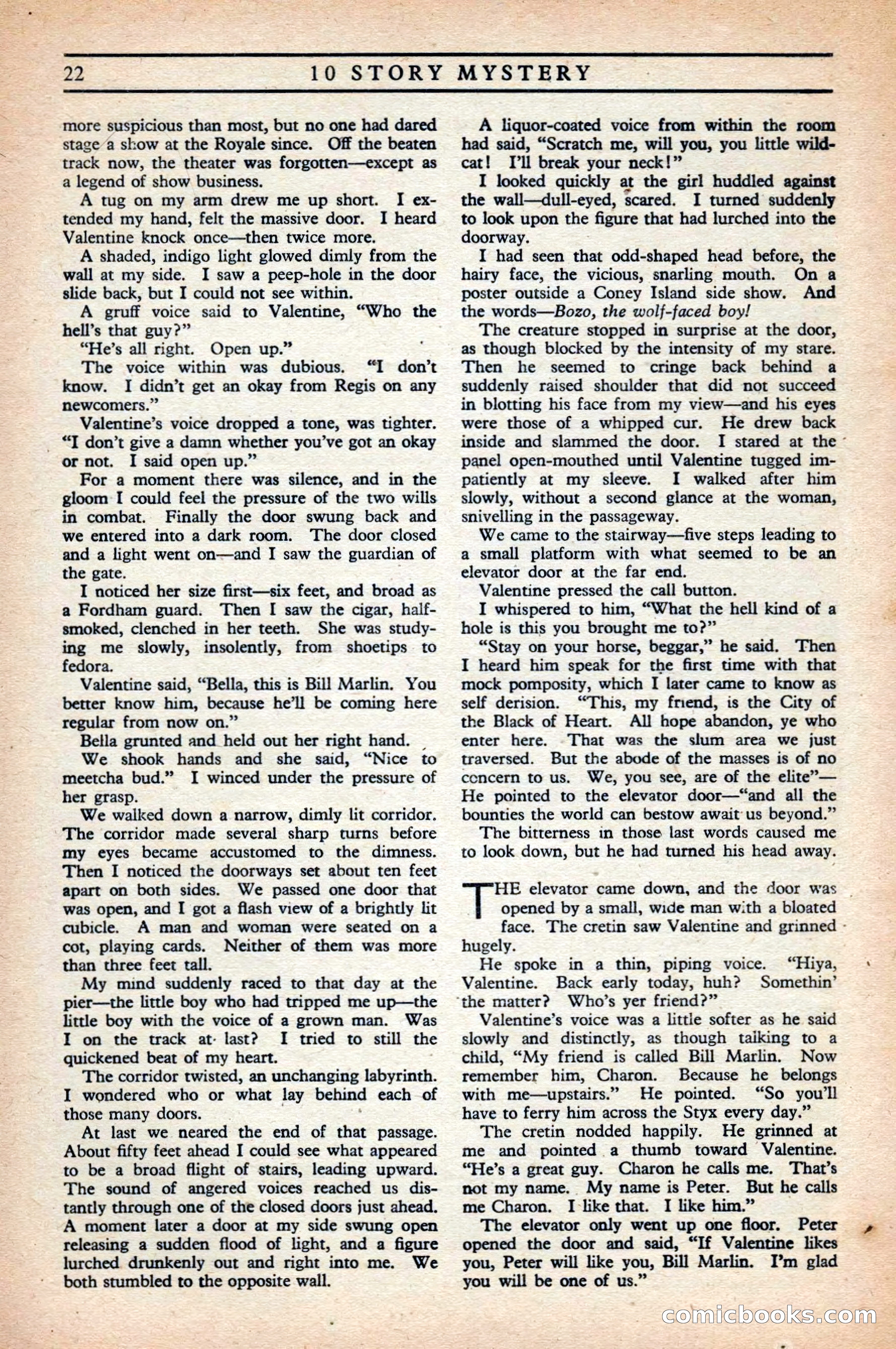 10 Story Mystery Magazine, Issue 1 — page 24 of 68