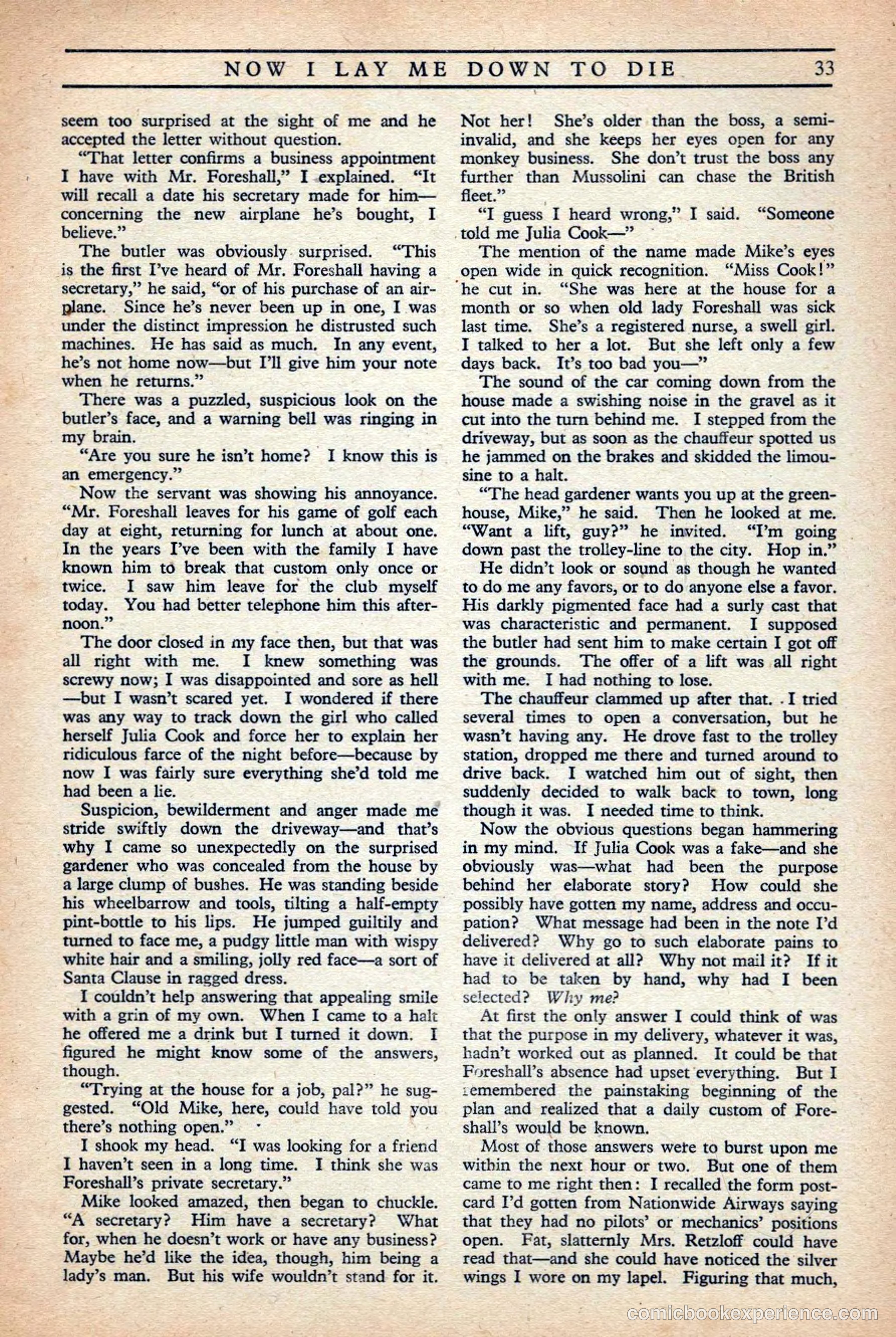 10 Story Mystery Magazine, Issue 1 — page 35 of 68