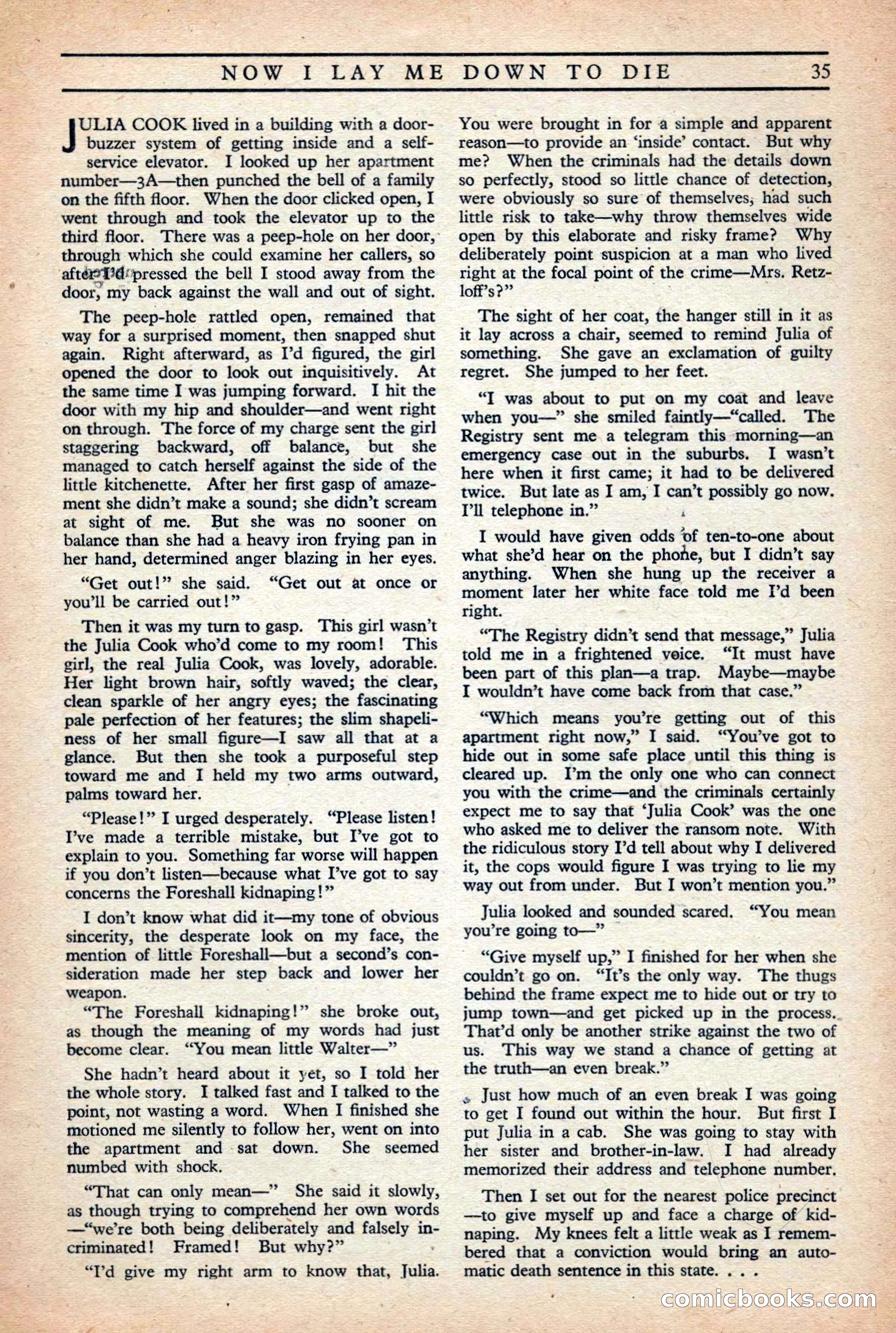 10 Story Mystery Magazine, Issue 1 — page 37 of 68