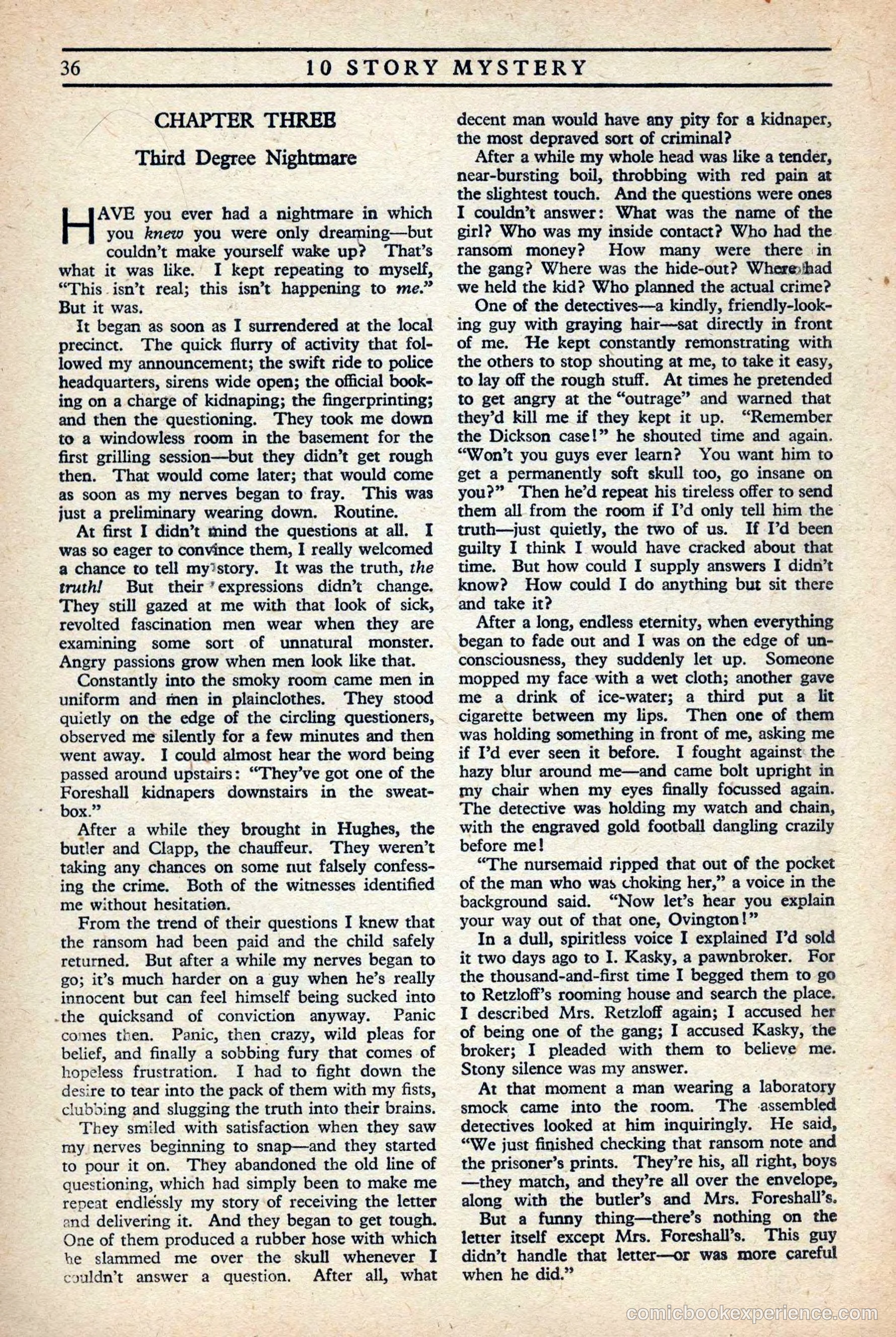 10 Story Mystery Magazine, Issue 1 — page 38 of 68