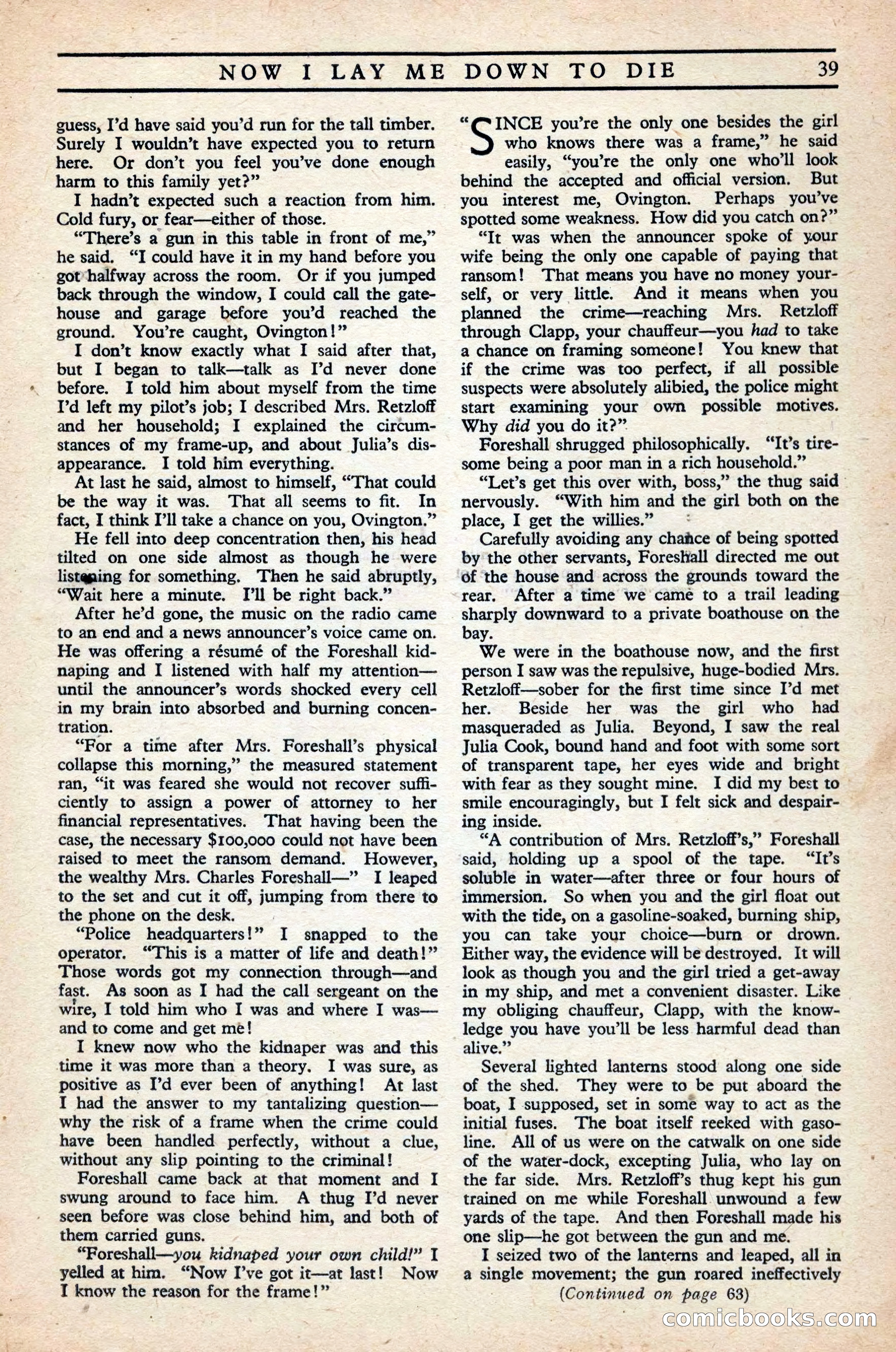 10 Story Mystery Magazine, Issue 1 — page 41 of 68