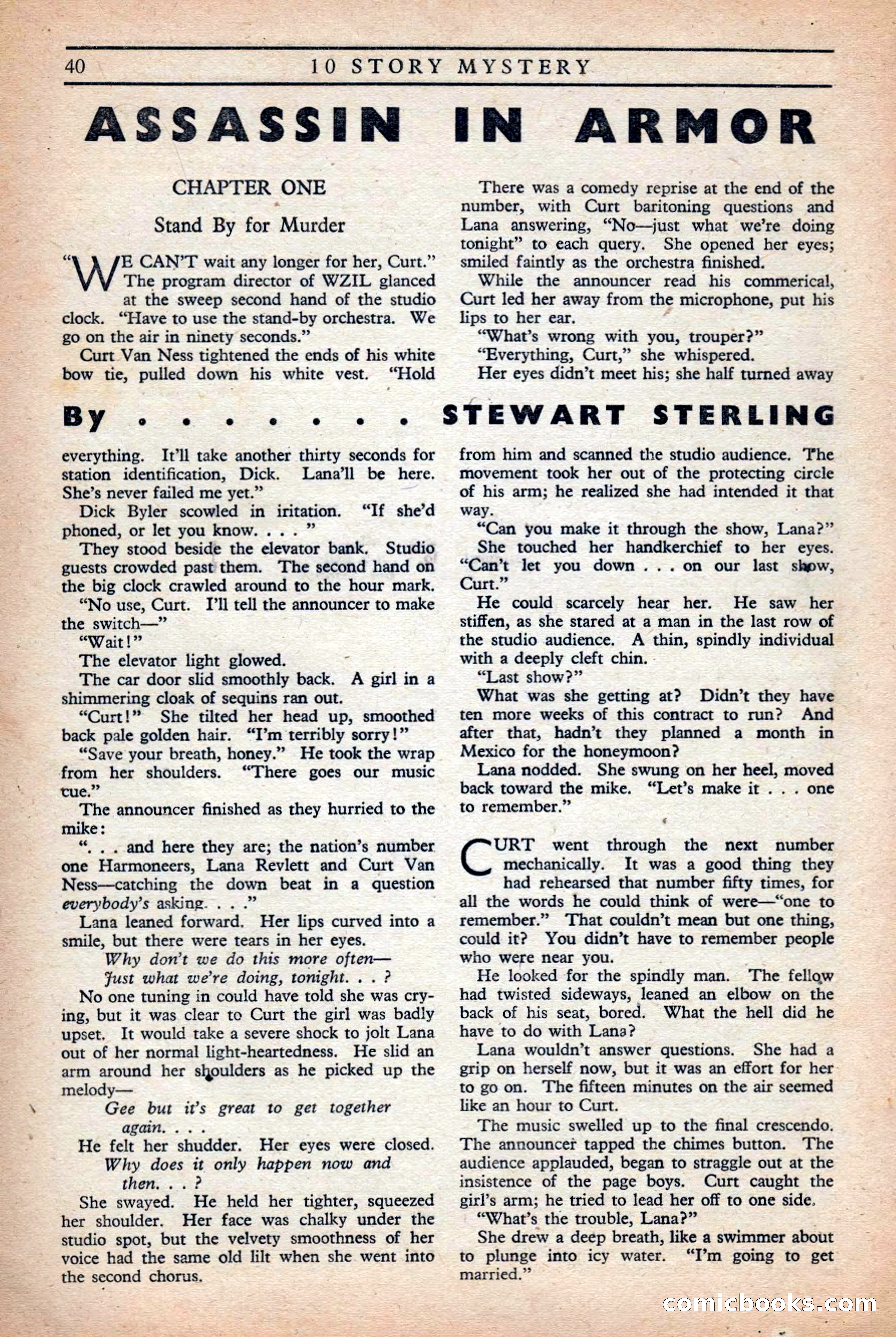 10 Story Mystery Magazine, Issue 1 — page 42 of 68
