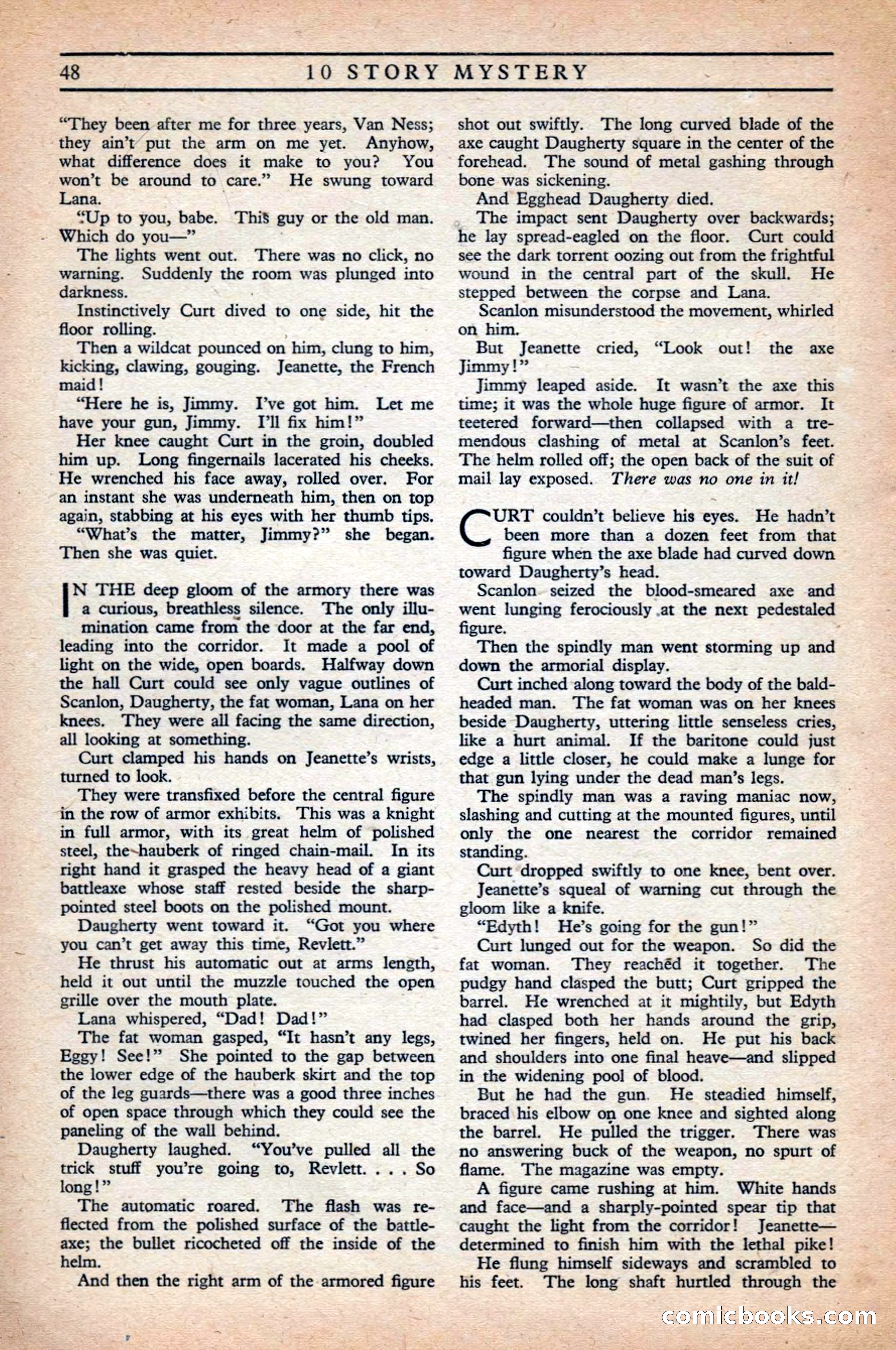 10 Story Mystery Magazine, Issue 1 — page 50 of 68
