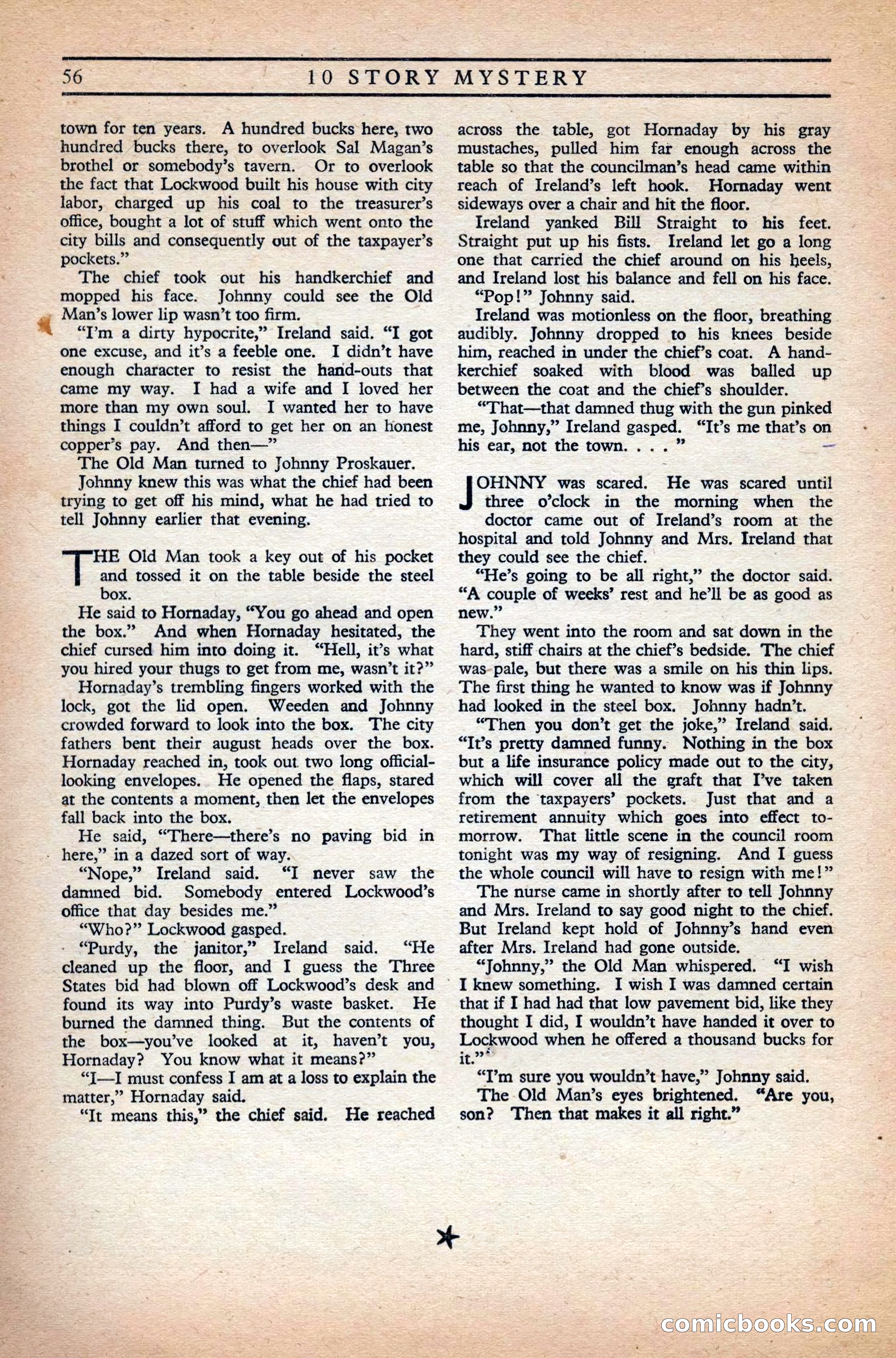 10 Story Mystery Magazine, Issue 1 — page 58 of 68