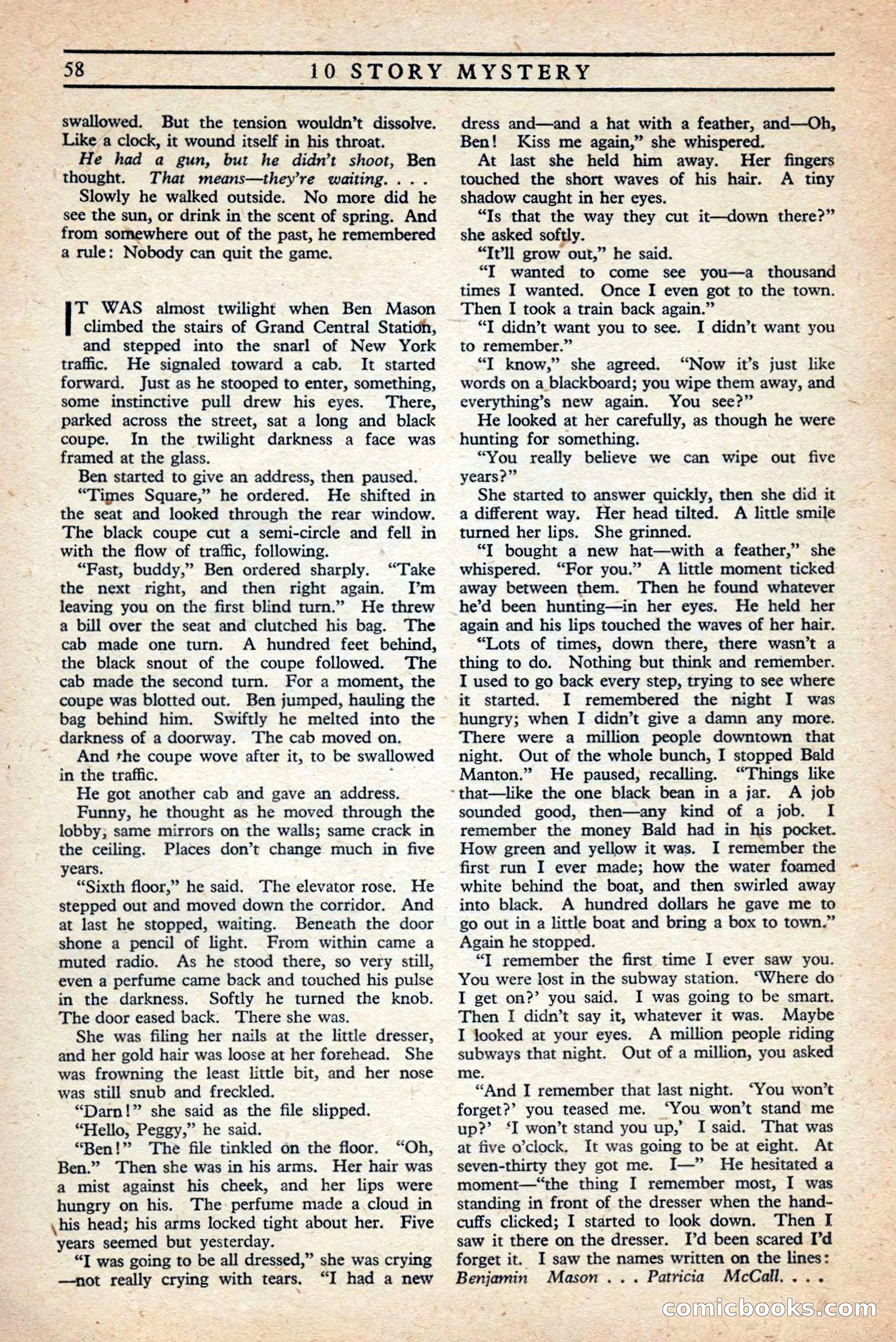 10 Story Mystery Magazine, Issue 1 — page 60 of 68