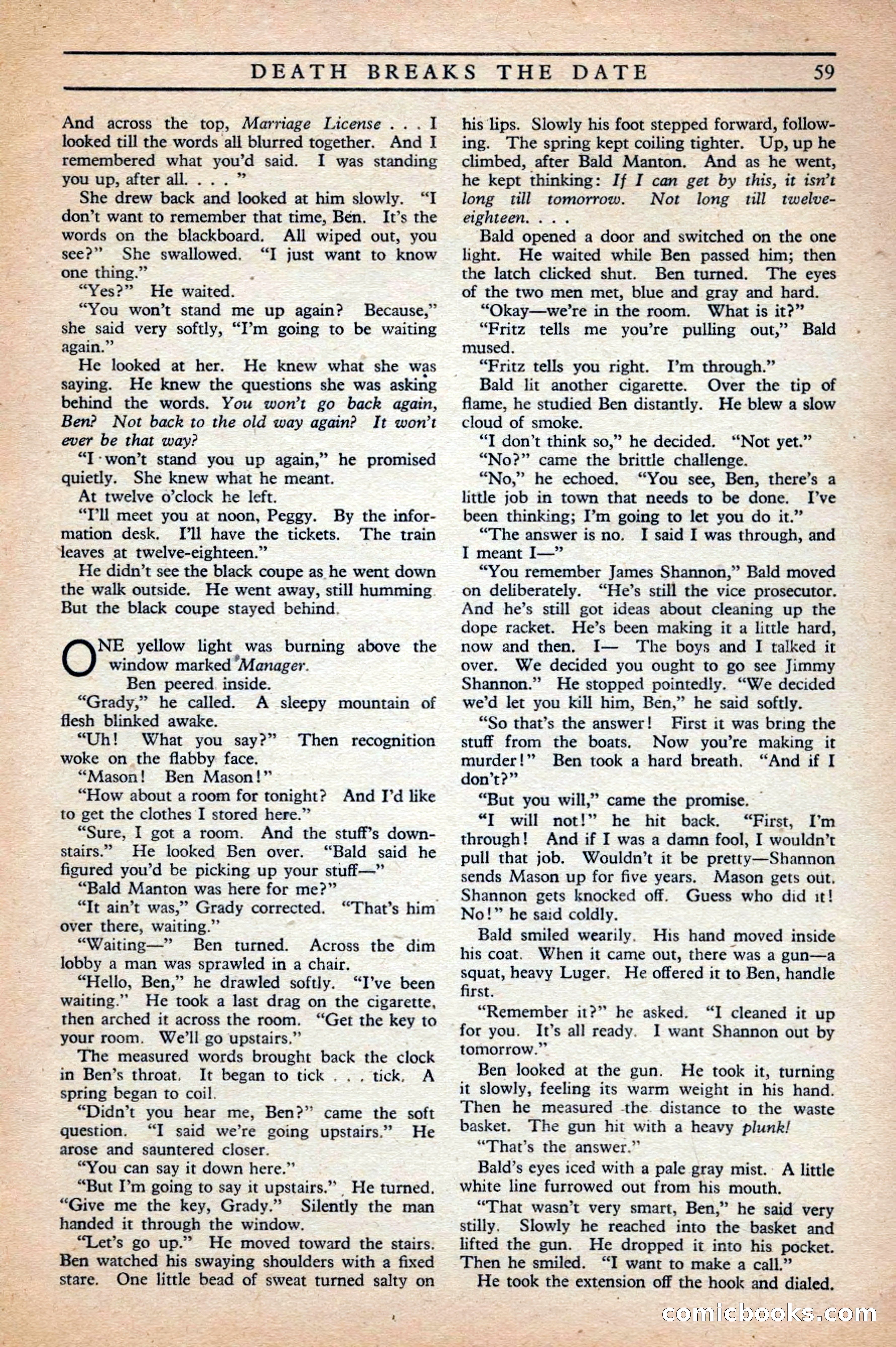 10 Story Mystery Magazine, Issue 1 — page 61 of 68