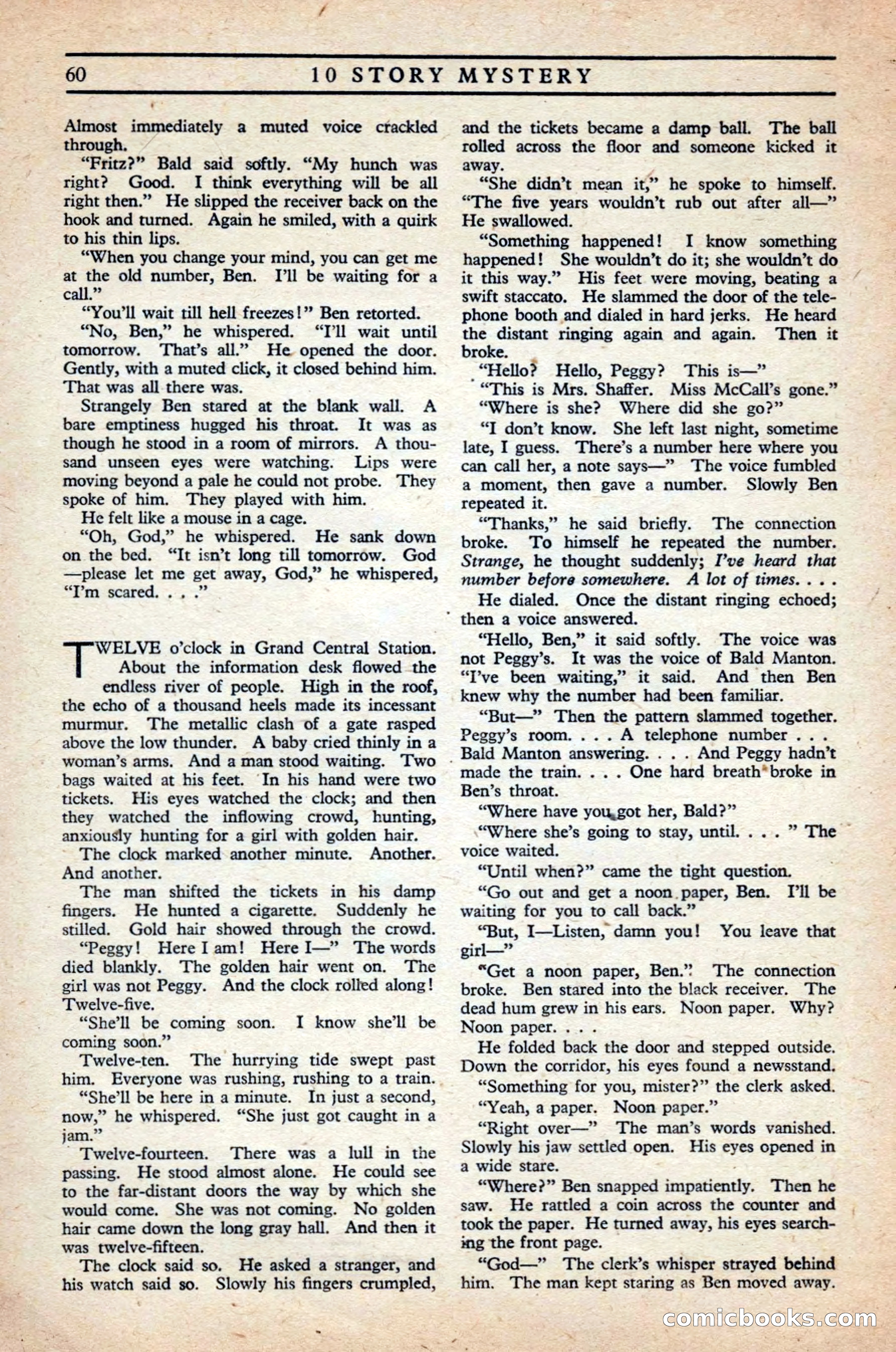10 Story Mystery Magazine, Issue 1 — page 62 of 68