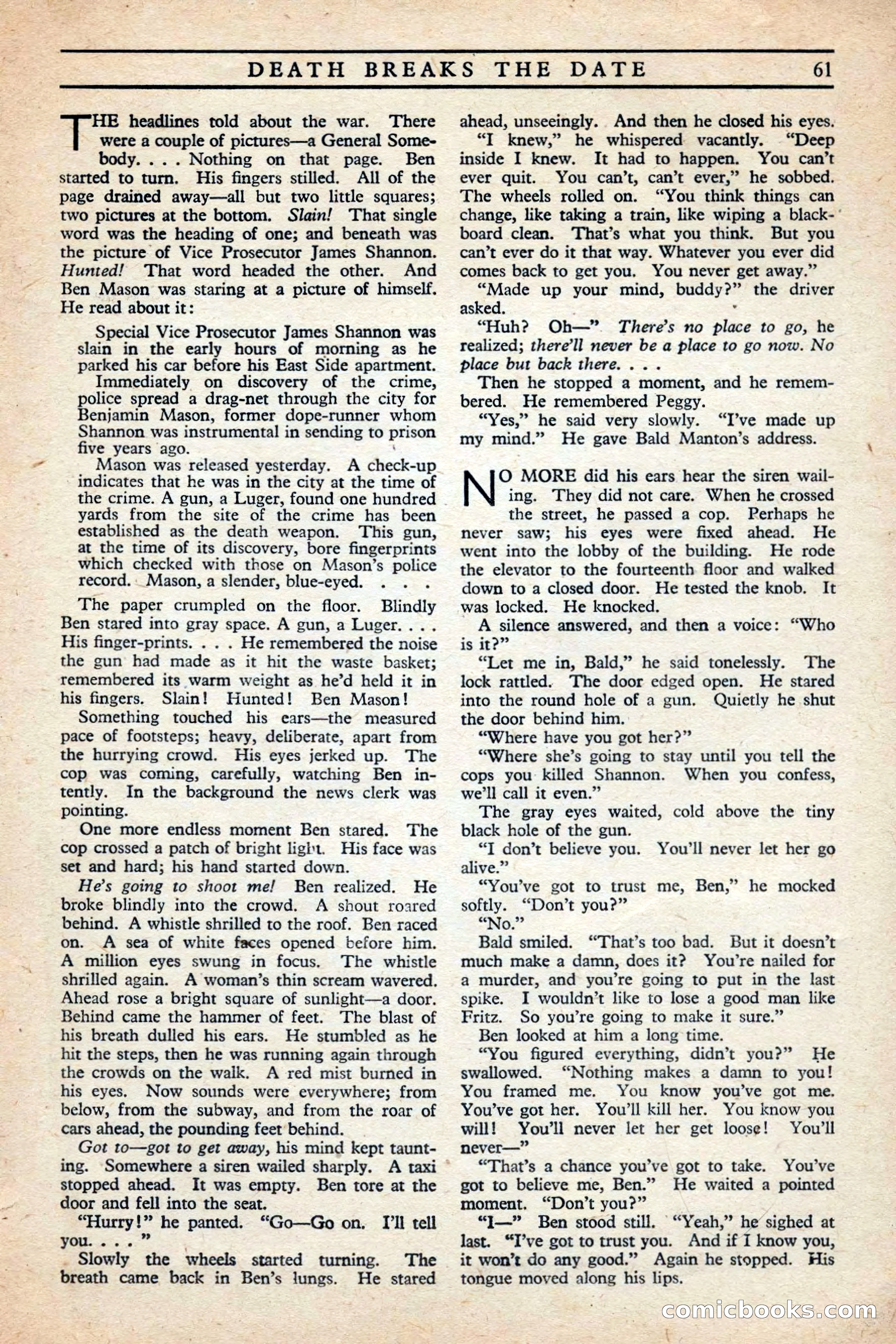 10 Story Mystery Magazine, Issue 1 — page 63 of 68