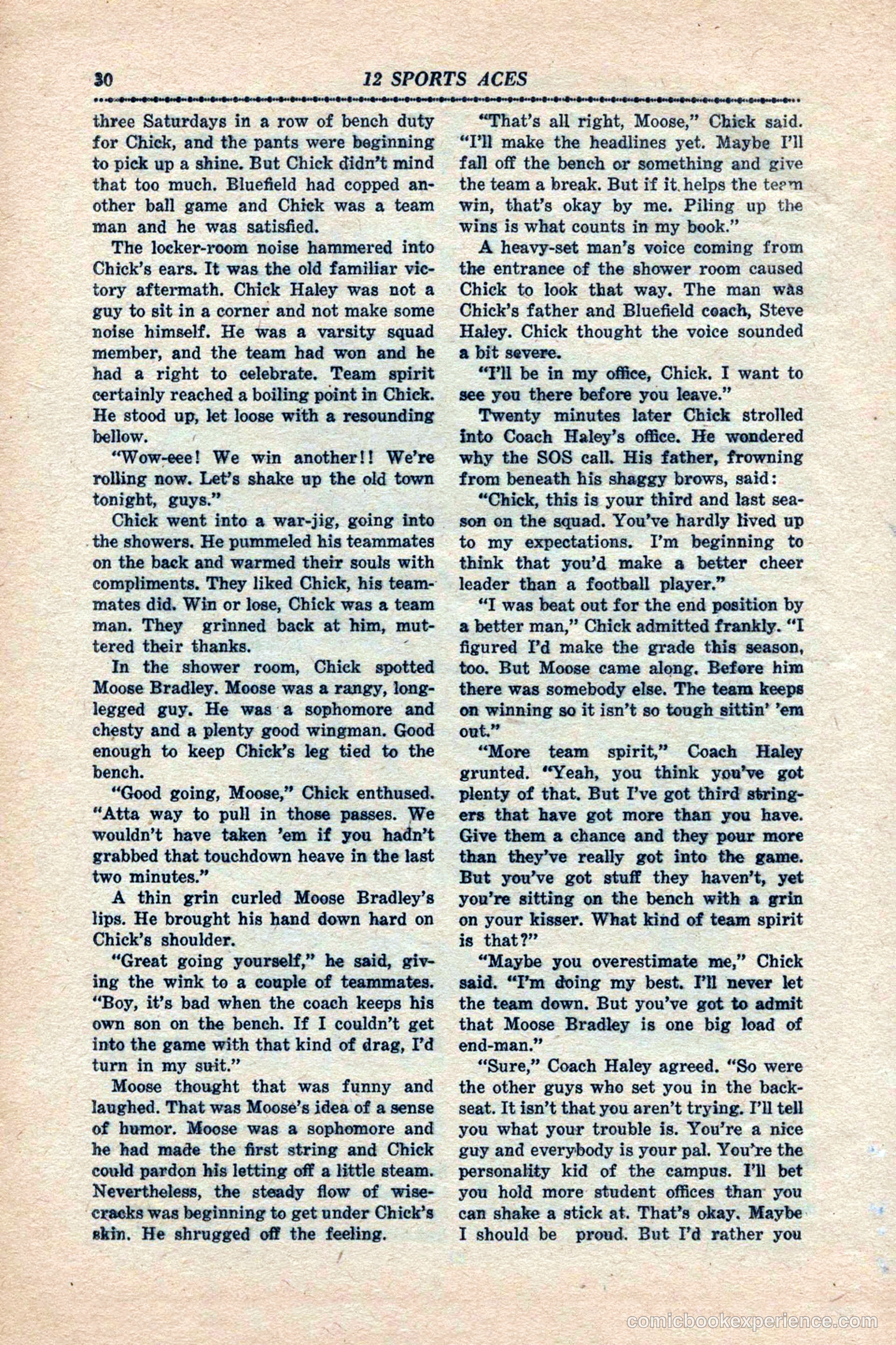 12 Sports Aces, January 1943 — page 32 of 116