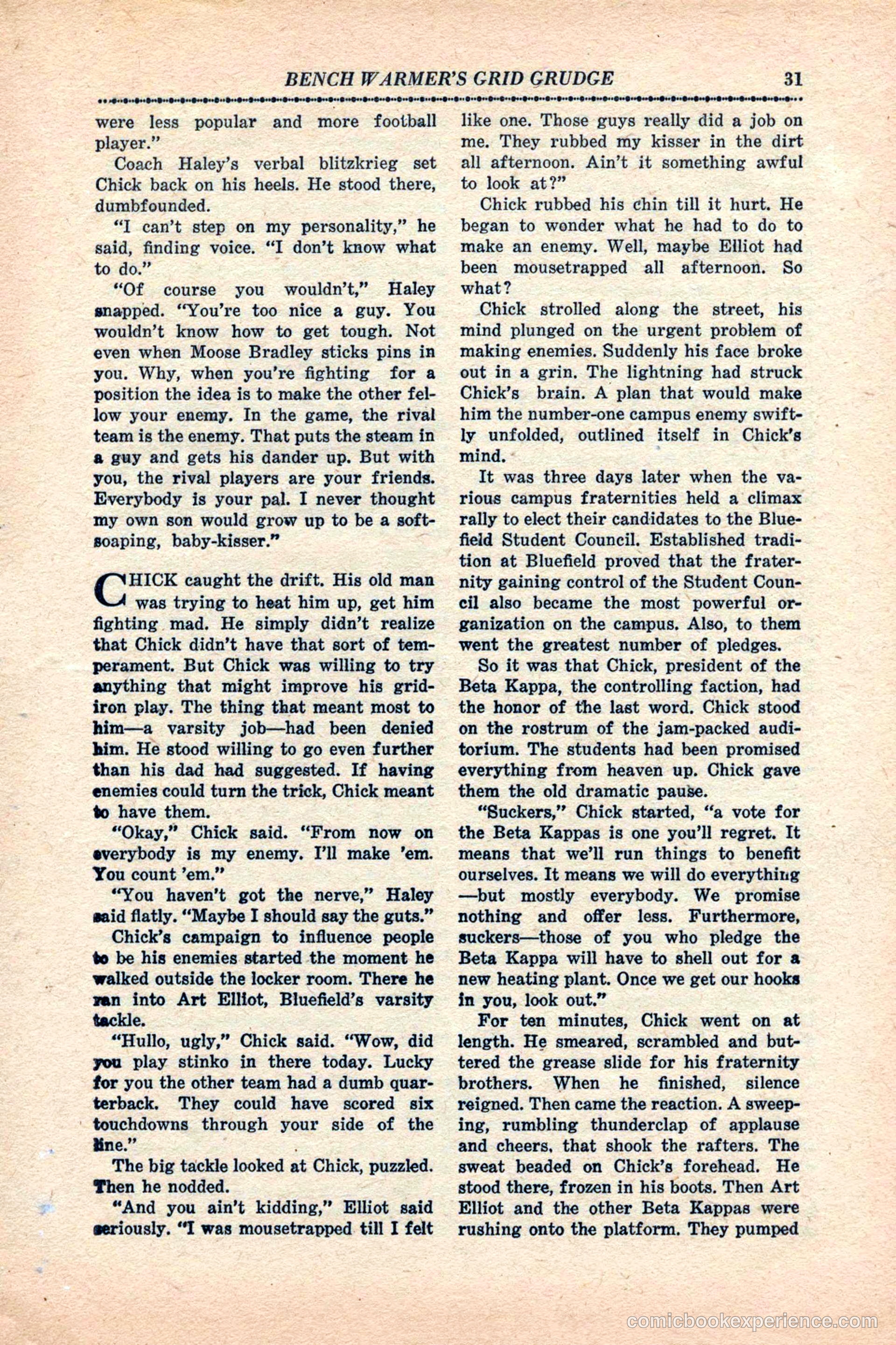 12 Sports Aces, January 1943 — page 33 of 116
