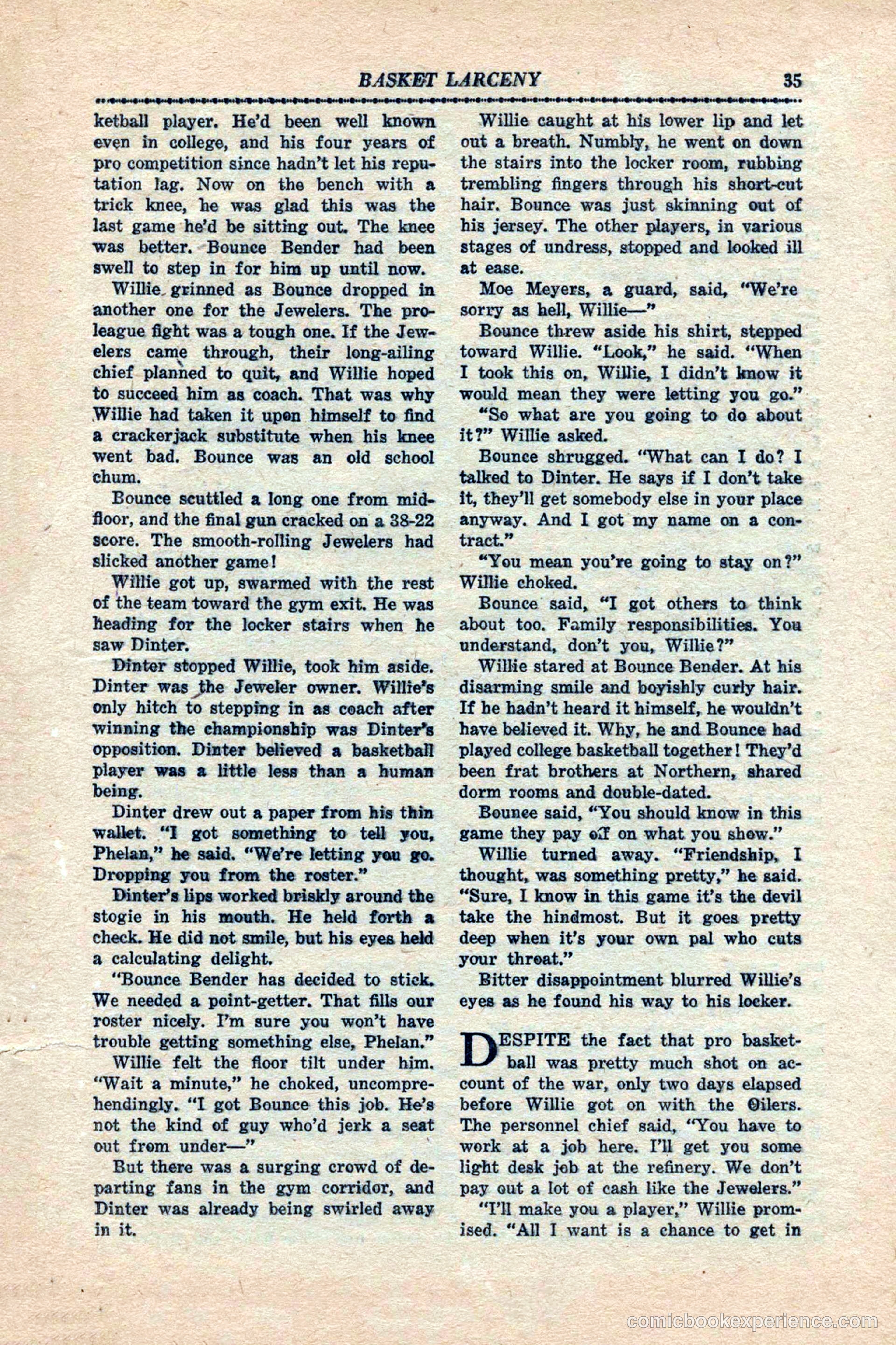 12 Sports Aces, January 1943 — page 37 of 116