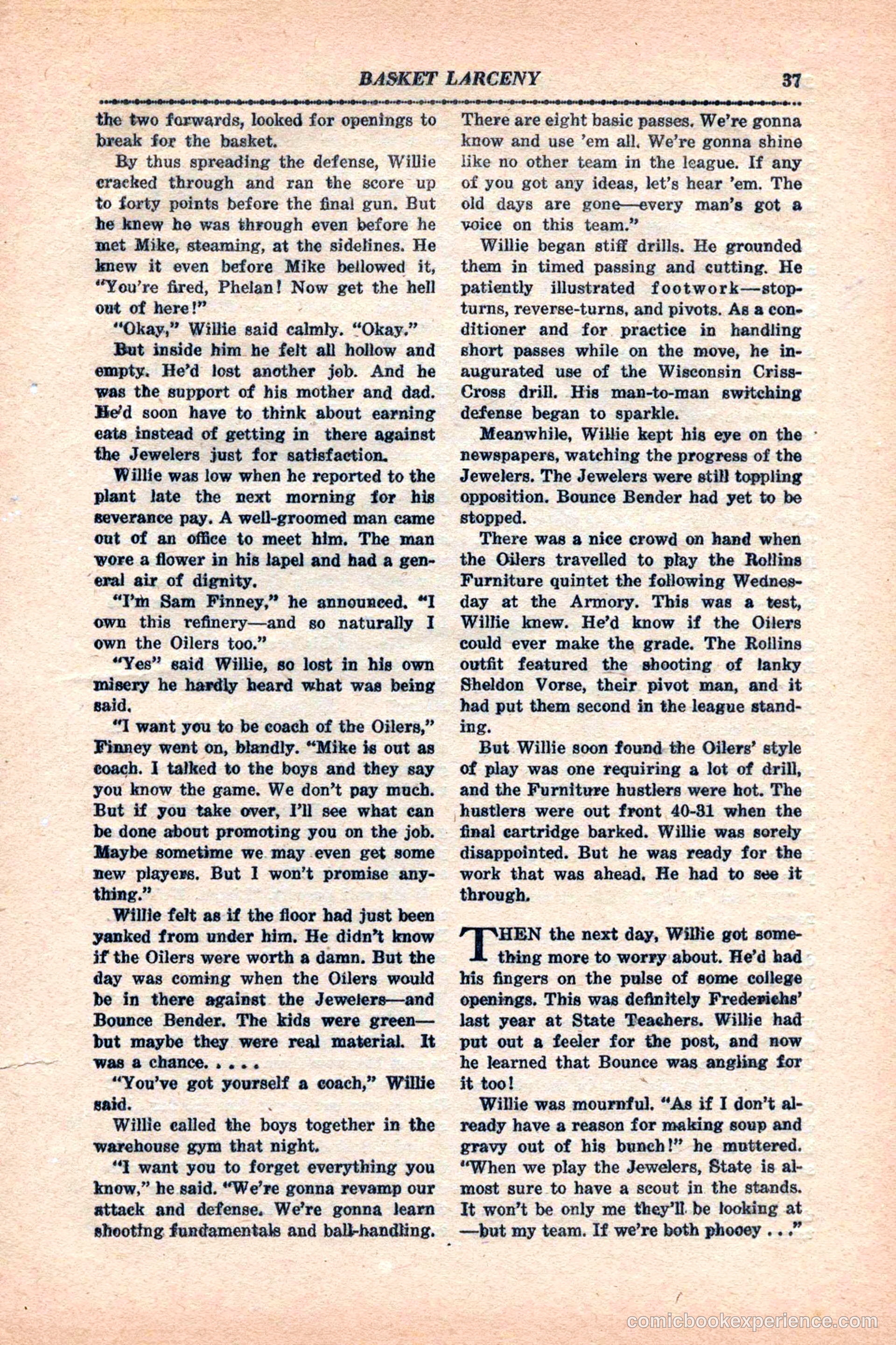 12 Sports Aces, January 1943 — page 39 of 116